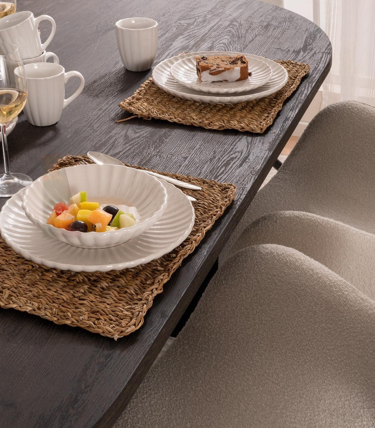 BOLTZE GRUPPE GmbH Platzset SOPHY, 41 x 30 cm, Braun, Seegras, (1-St)