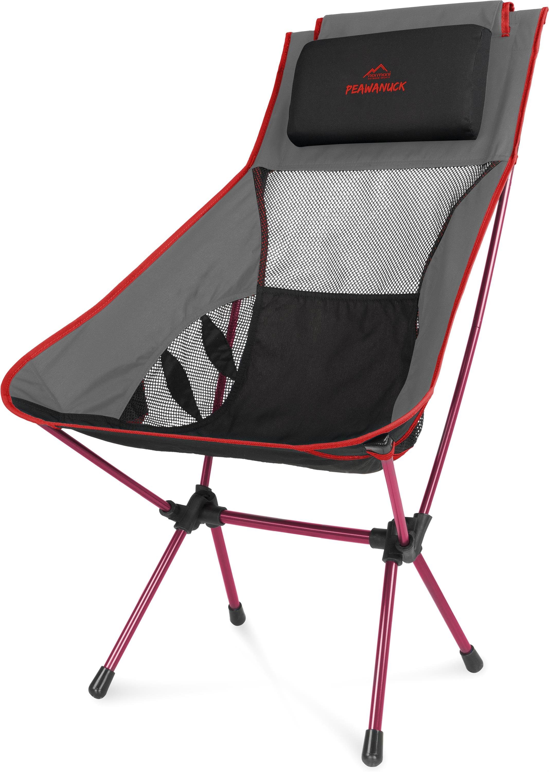 normani Campingstuhl Ultraleichter Campingstuhl Peawanuck, Outdoorstuhl Hochlehner Faltstuhl Strandstuhl Anglerstuhl – Bild 5 von 5