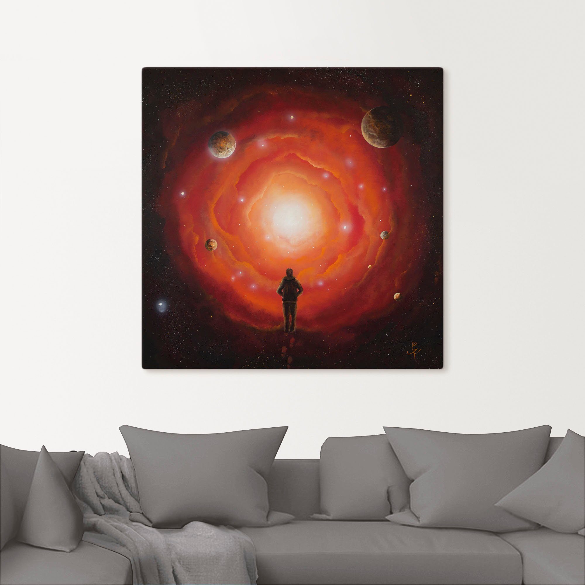 Artland Wandbild »Ausblick«, Bilder von Planeten (1 Stück), in vielen Größen & Produktarten - Alubild / Outdoorbild für den Außenbereich, Leinwandbild, Poster, Wandaufkleber / Wandtattoo auch für Badezimmer geeignet-kaufen
