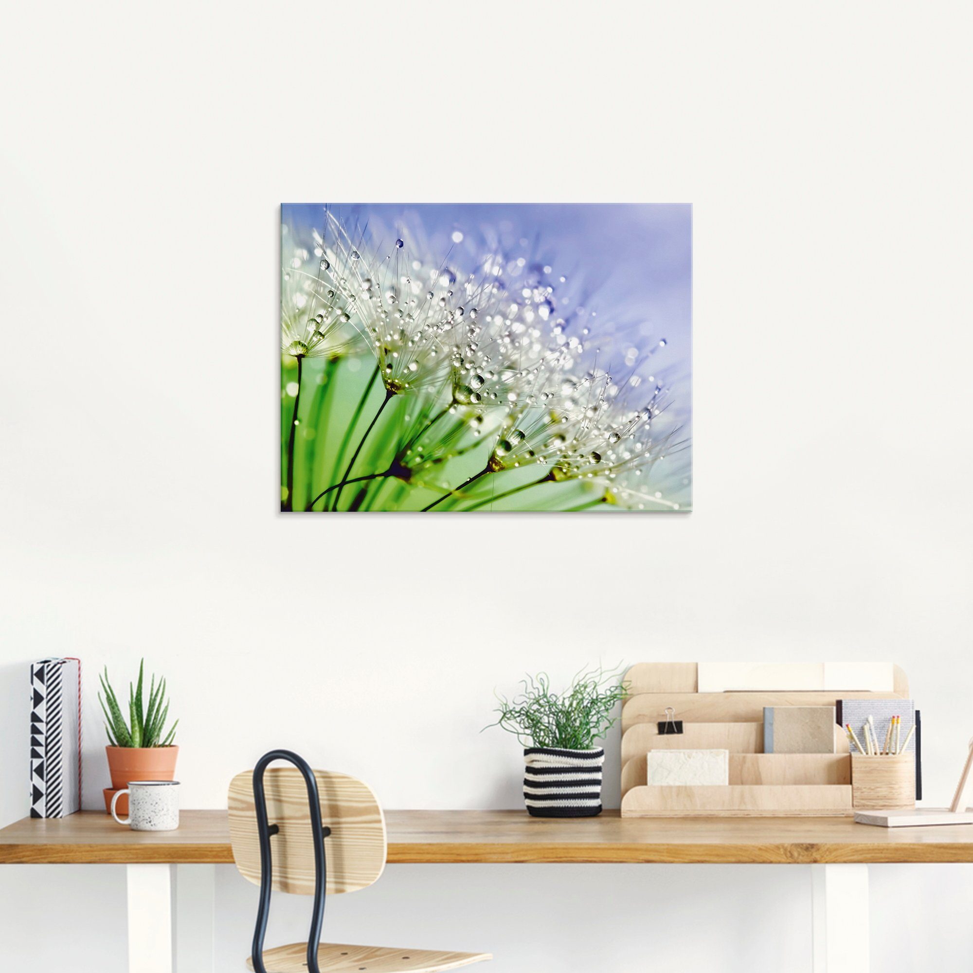 Artland Glasbild »Glitzernde Pusteblume«, Blumen (1 Stück)-kaufen