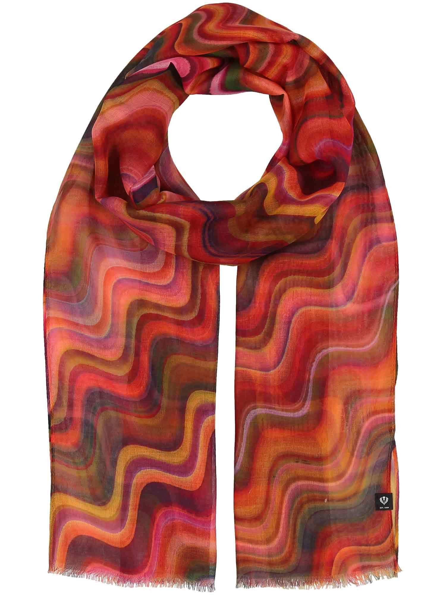 Fraas Modeschal Polyesterschal, (Schnittfranse)