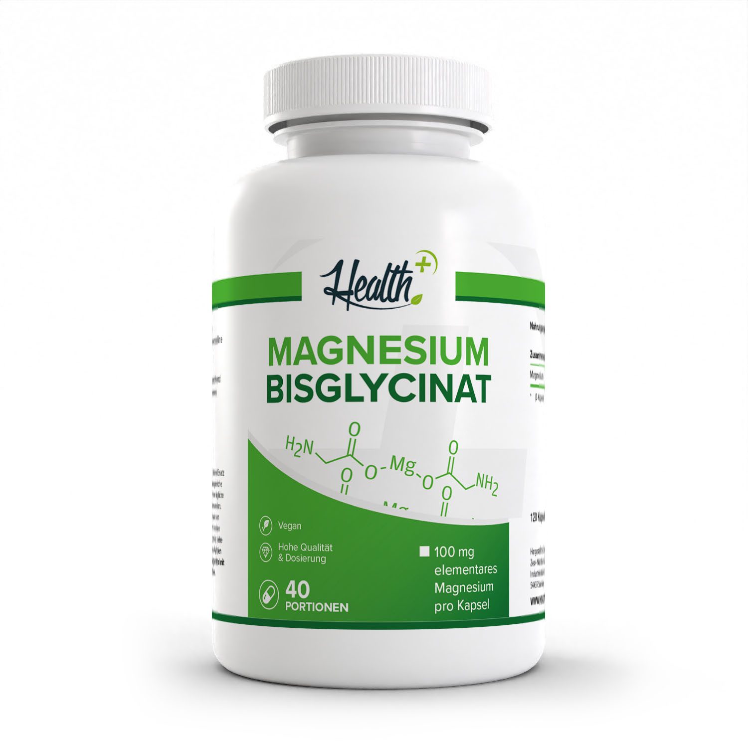 Zec+ Nutrition HEALTH+ MAGNESIUM-BISGLYCINAT, 120 Kapseln Kapseln