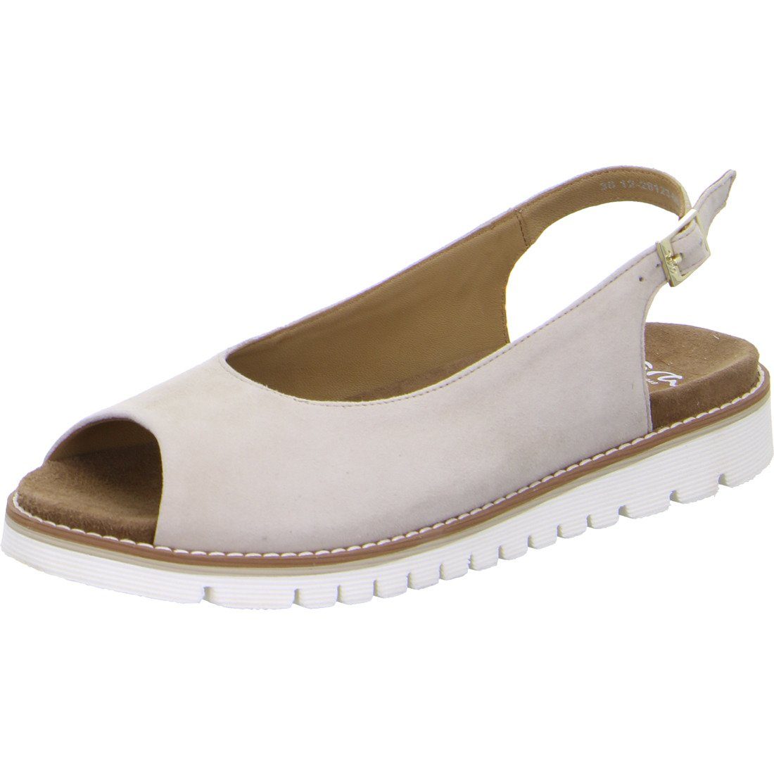 Sandalette - Kent-Sport beige Schuhe, Ara Glattleder 048030 Ara Sandalette