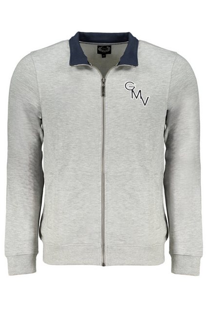 GIAN MARCO VENTURI Sweatshirt Graues Herren-Sweatshirt mit Reißverschluss & günstig online kaufen