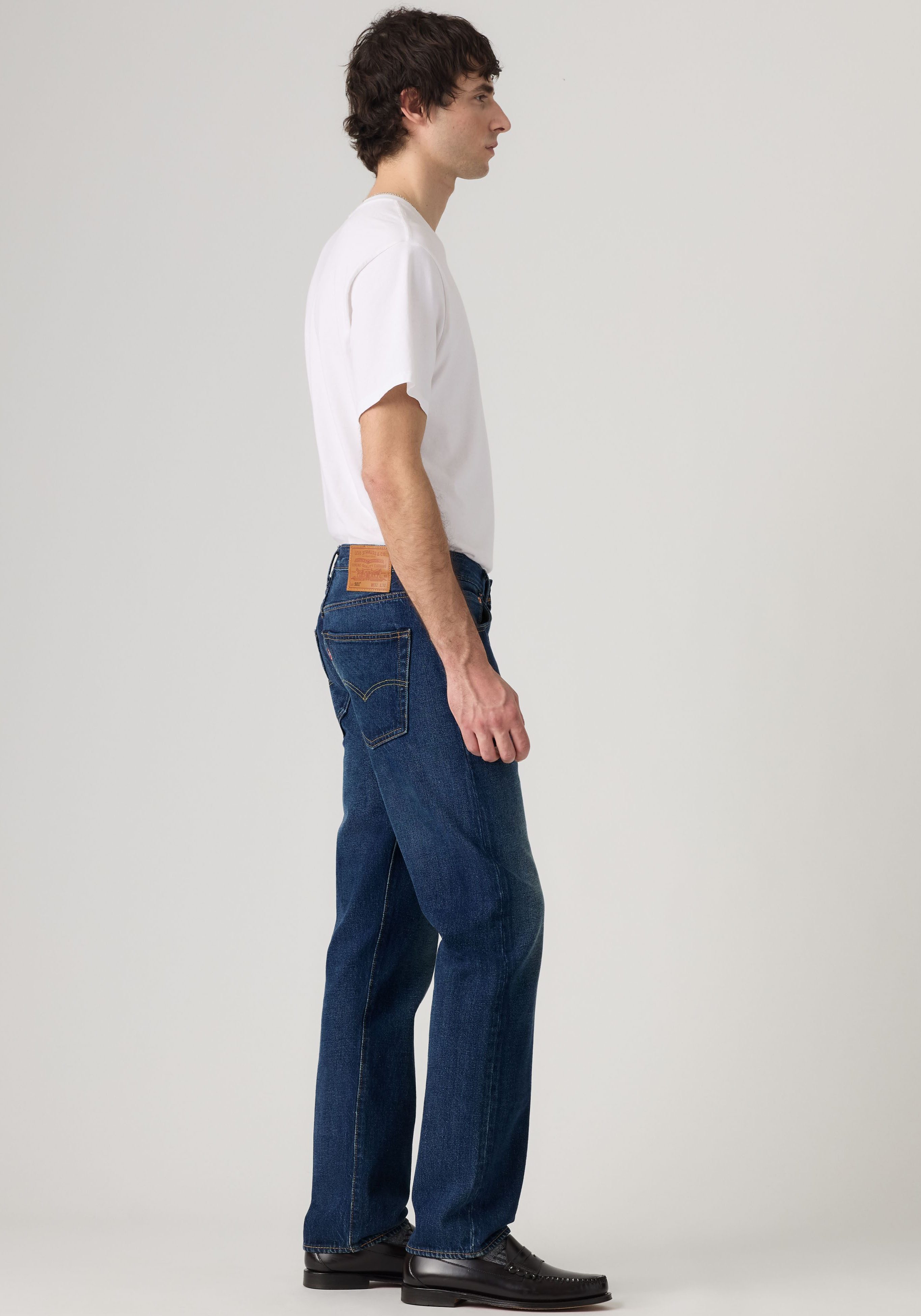 Levi's® Straight-Jeans 501 LEVI'S ORIGINAL mit Markenlabel – Bild 4 von 5