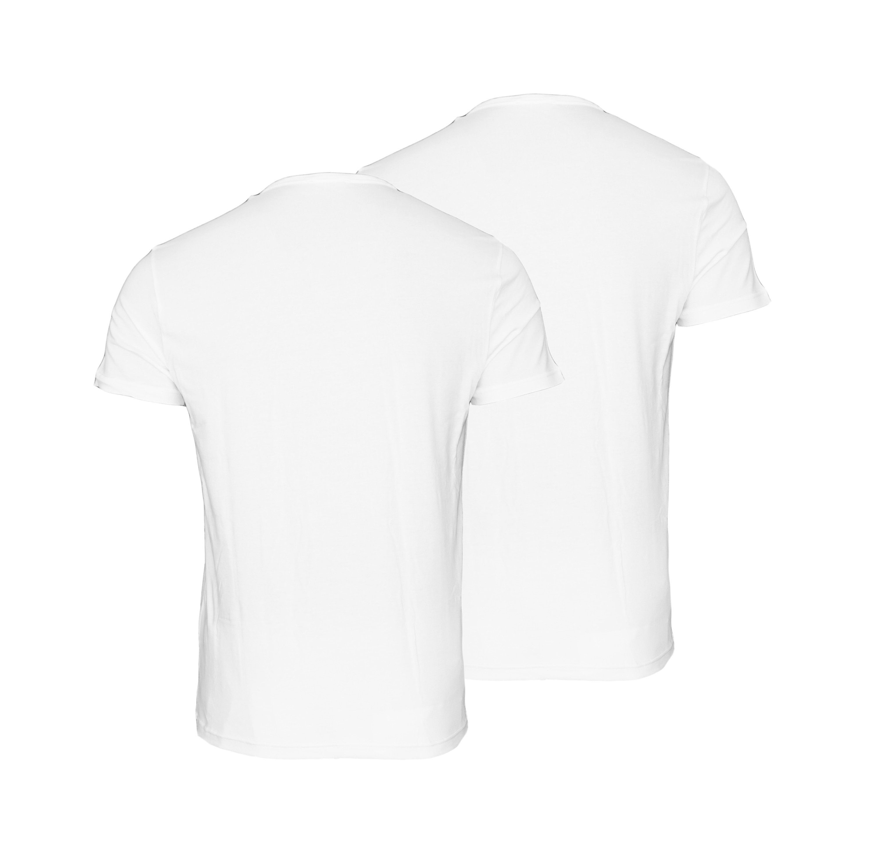 (2-tlg) T-Shirt Rundhals T-Shirt Armani 2er Pack white Emporio T-Shirts