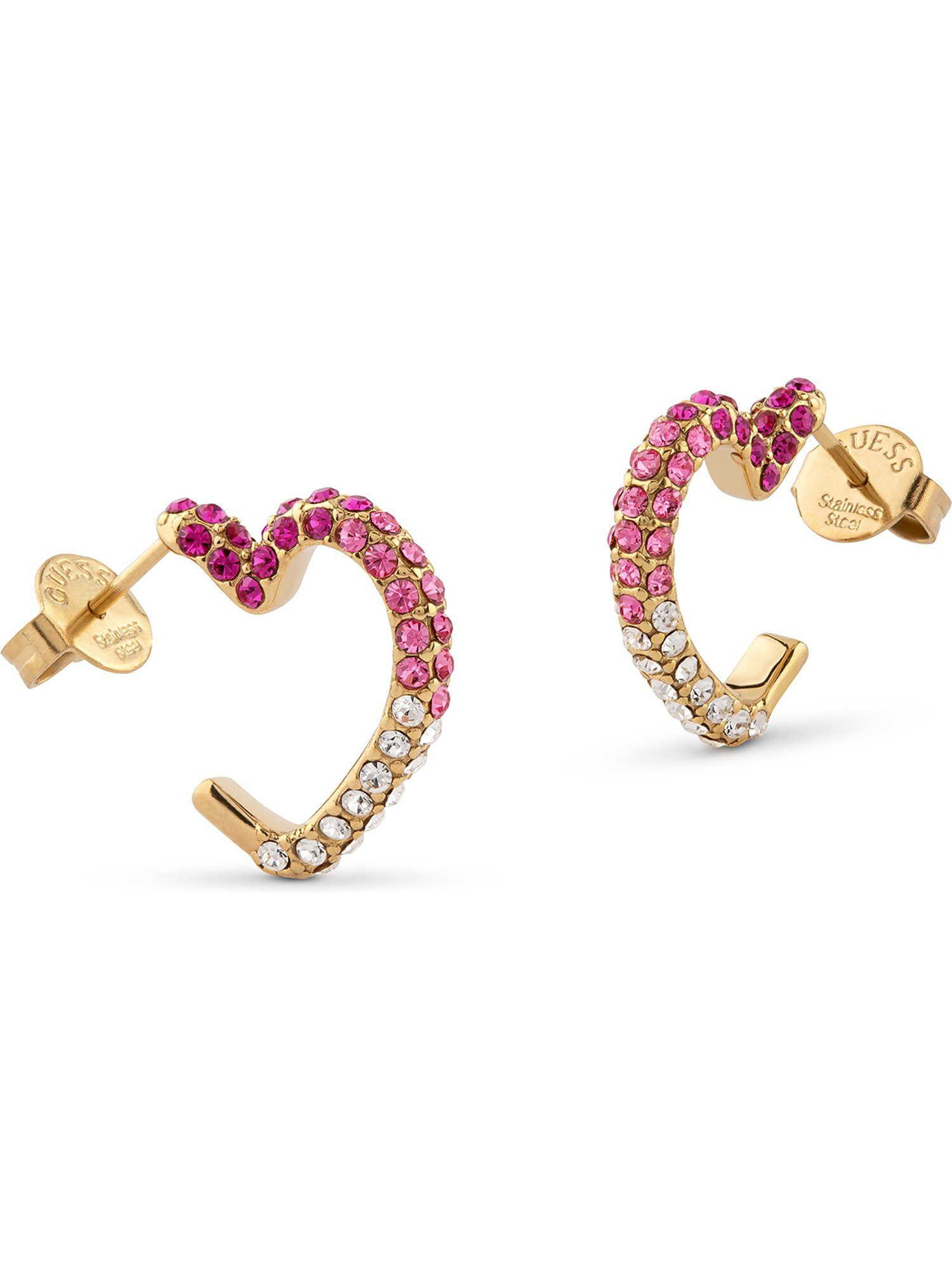 Guess Paar Серьги-кольца Guess Damen-Creolen Edelstahl (Paar)