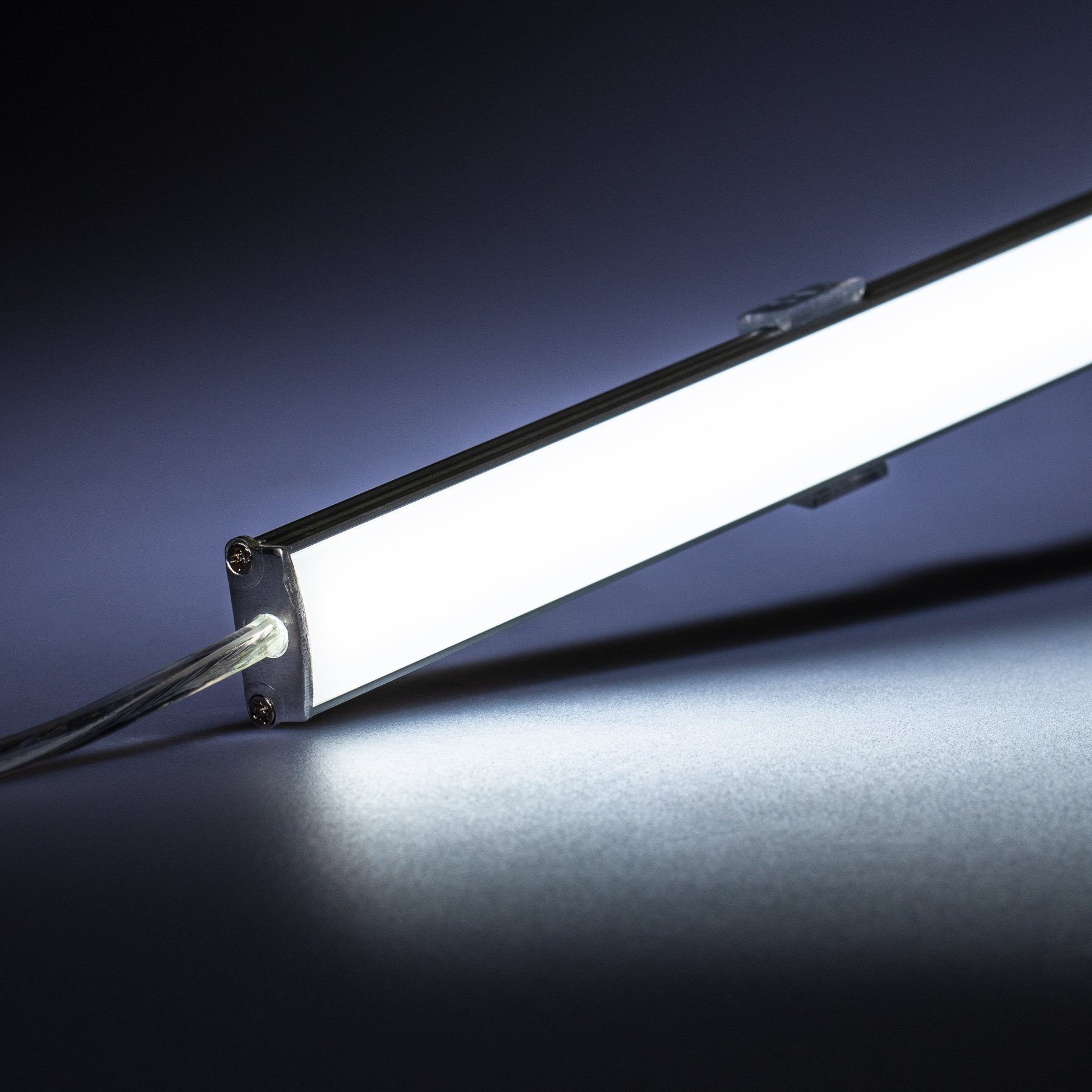 Ogeled LED Lichtleiste 12V wasserfeste Alum. diffuse Abdeckung weiss 100cm warmweiss