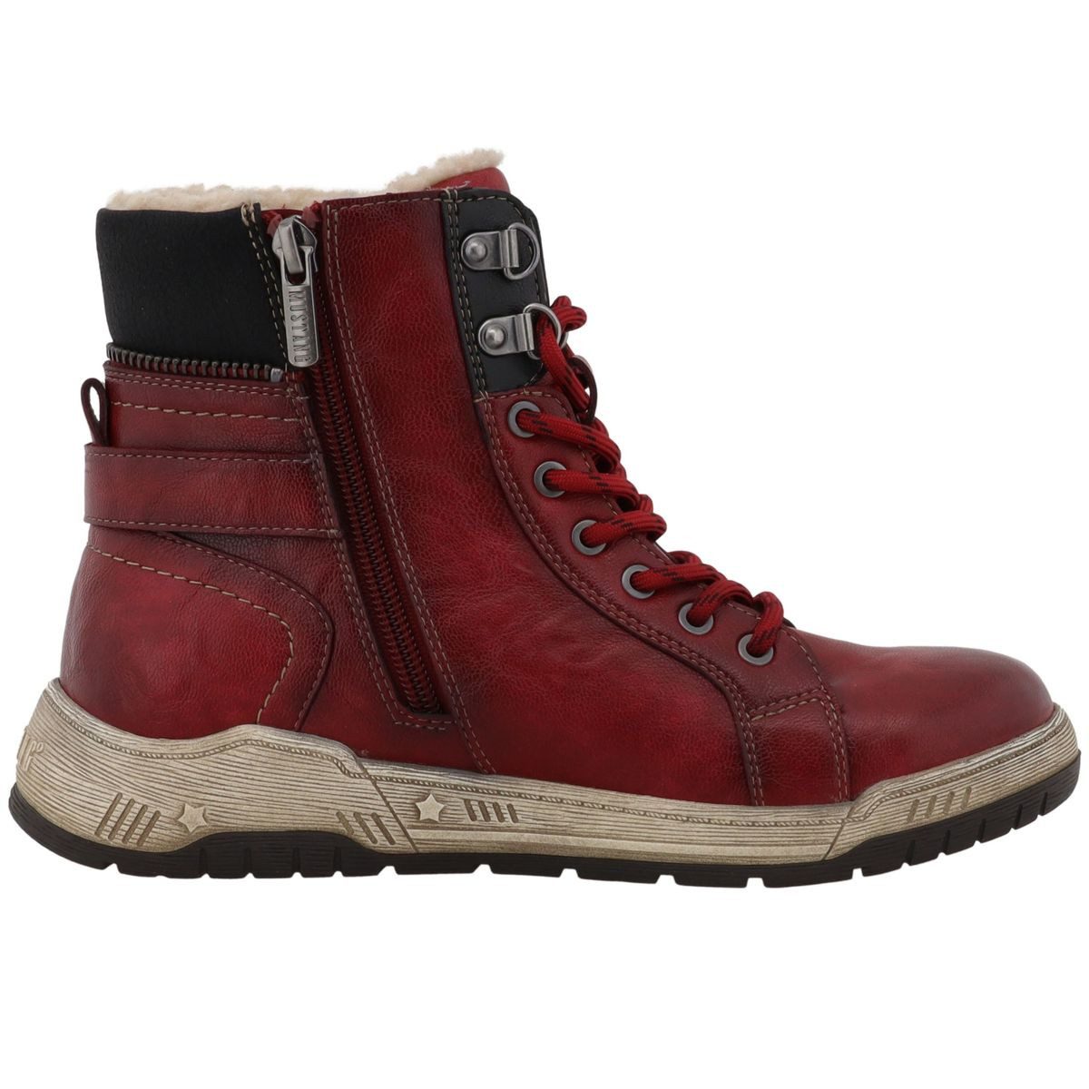Mustang Shoes 15M0092001-red Stiefelette günstig online kaufen