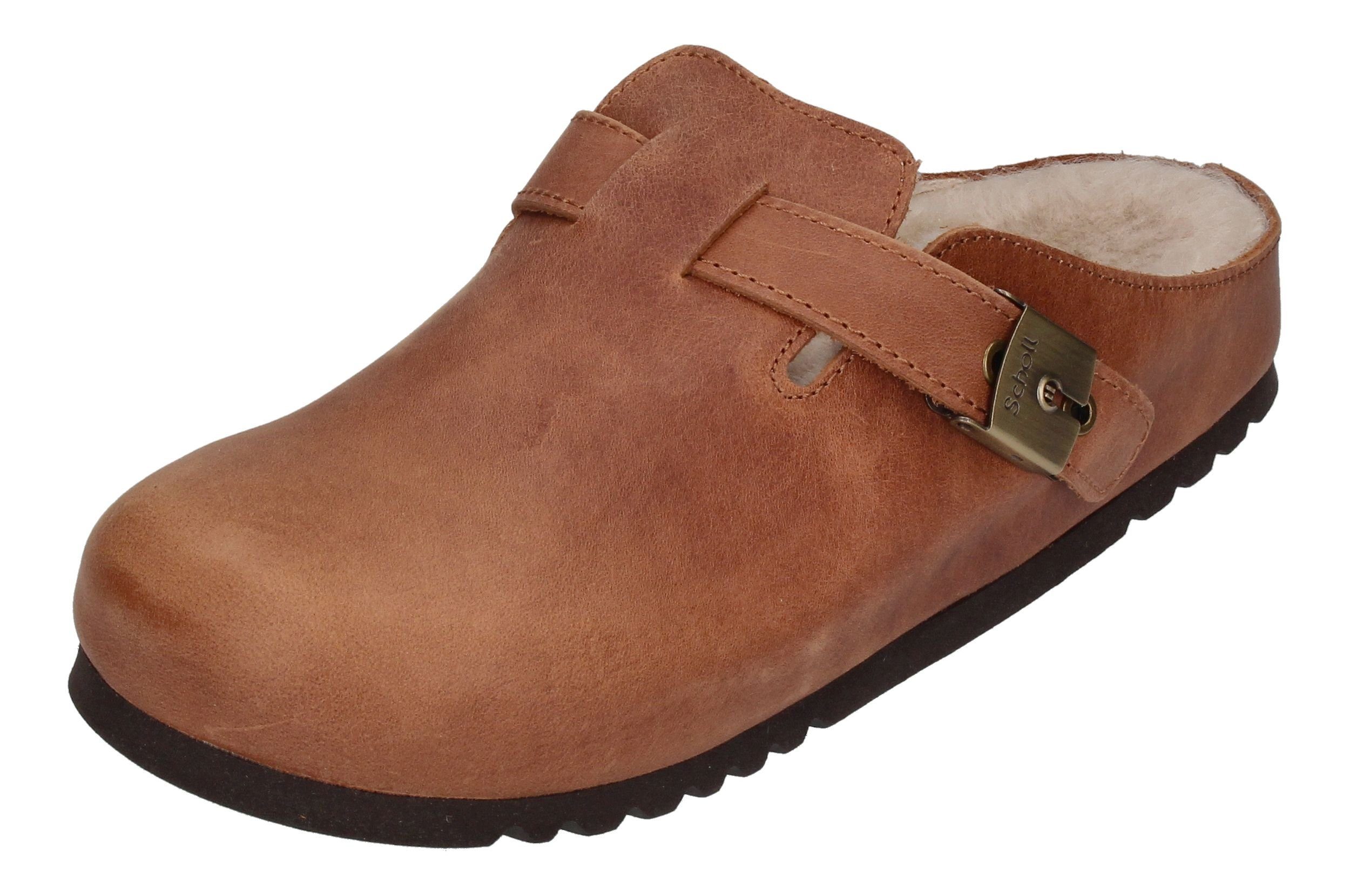 Scholl GRACE F303131175 Pantolette Cognac günstig online kaufen