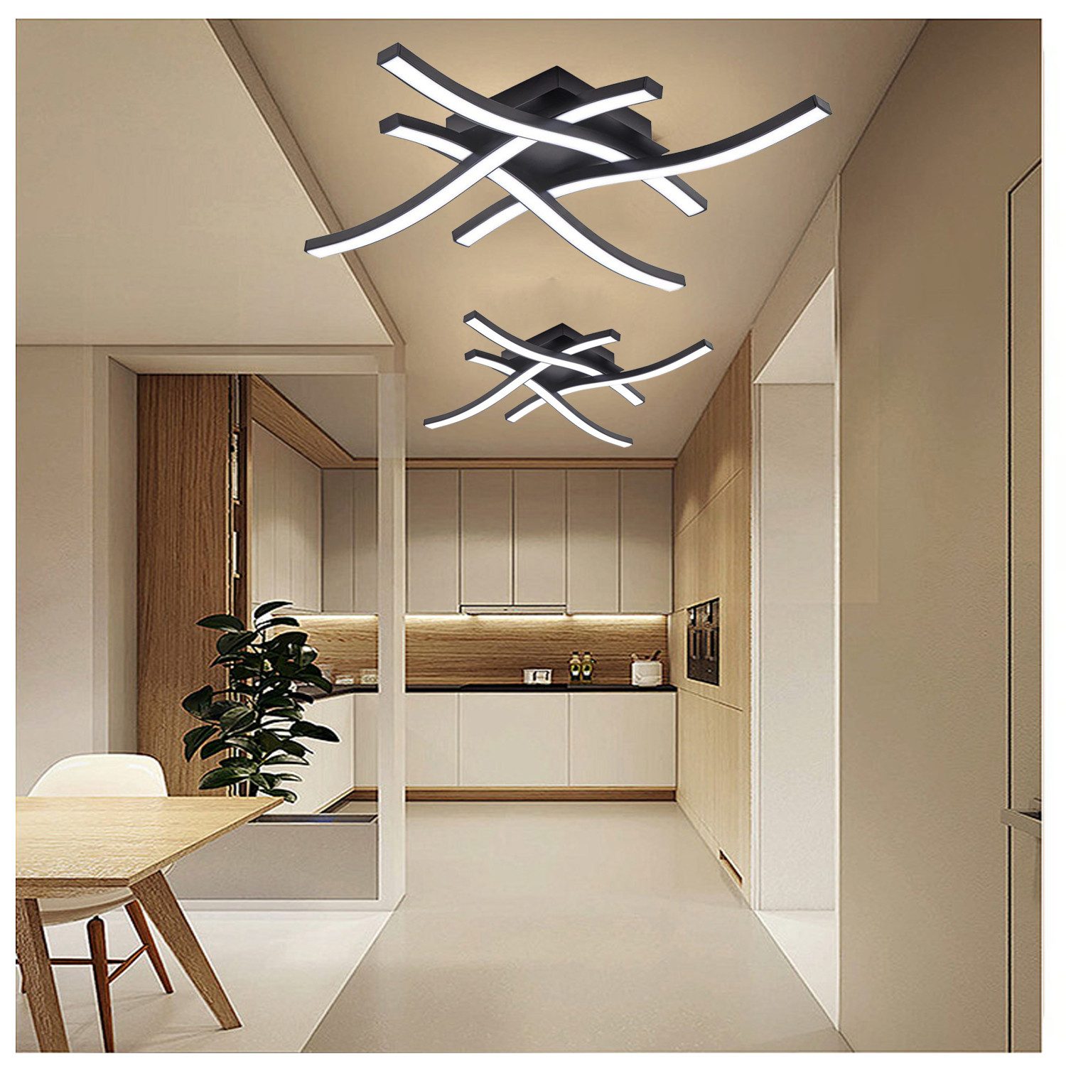 ibettertec Deckenleuchten LED Deckenleuchte Deckenlampe Licht günstig online kaufen