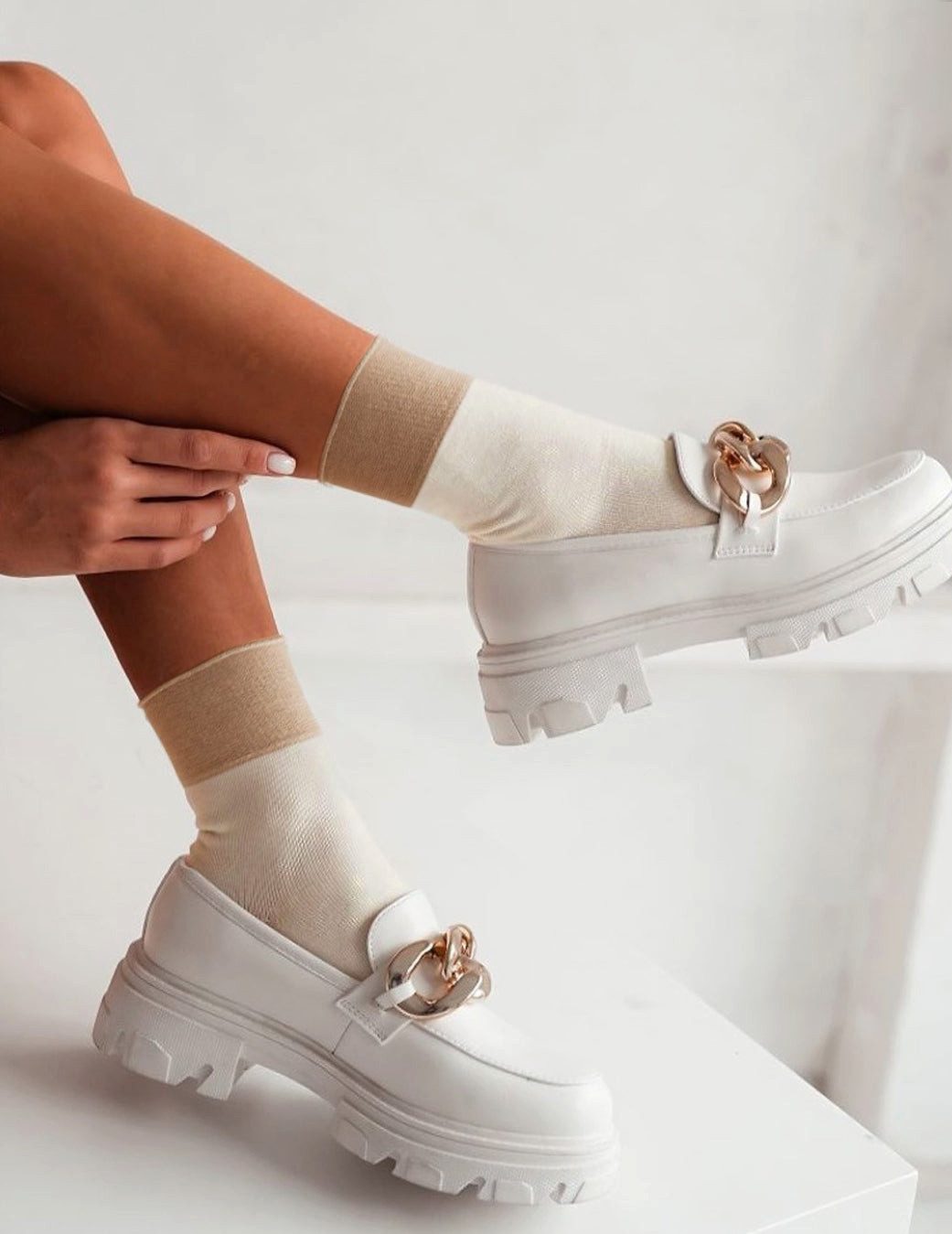 Lycille Socken SOCKEN MIT LUREX-BAND