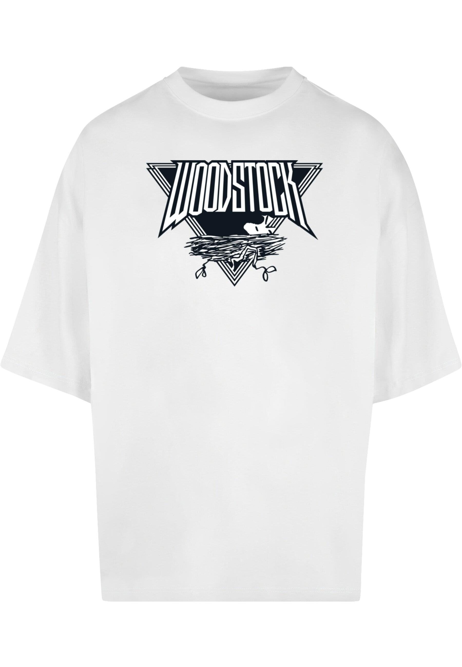 Merchcode T-Shirt Herren Peanuts - Woodstock Huge Tee (1-tlg) white