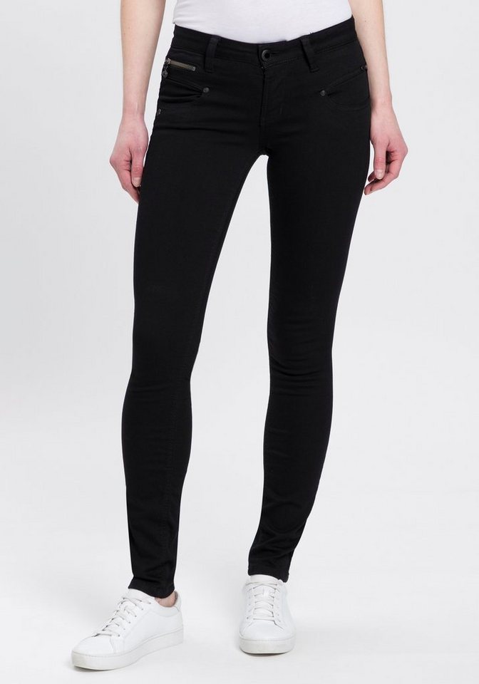 Freeman T. Porter Slim-fit-Jeans Alexa Slim S-SDM mit besonderen Taschen  -Details