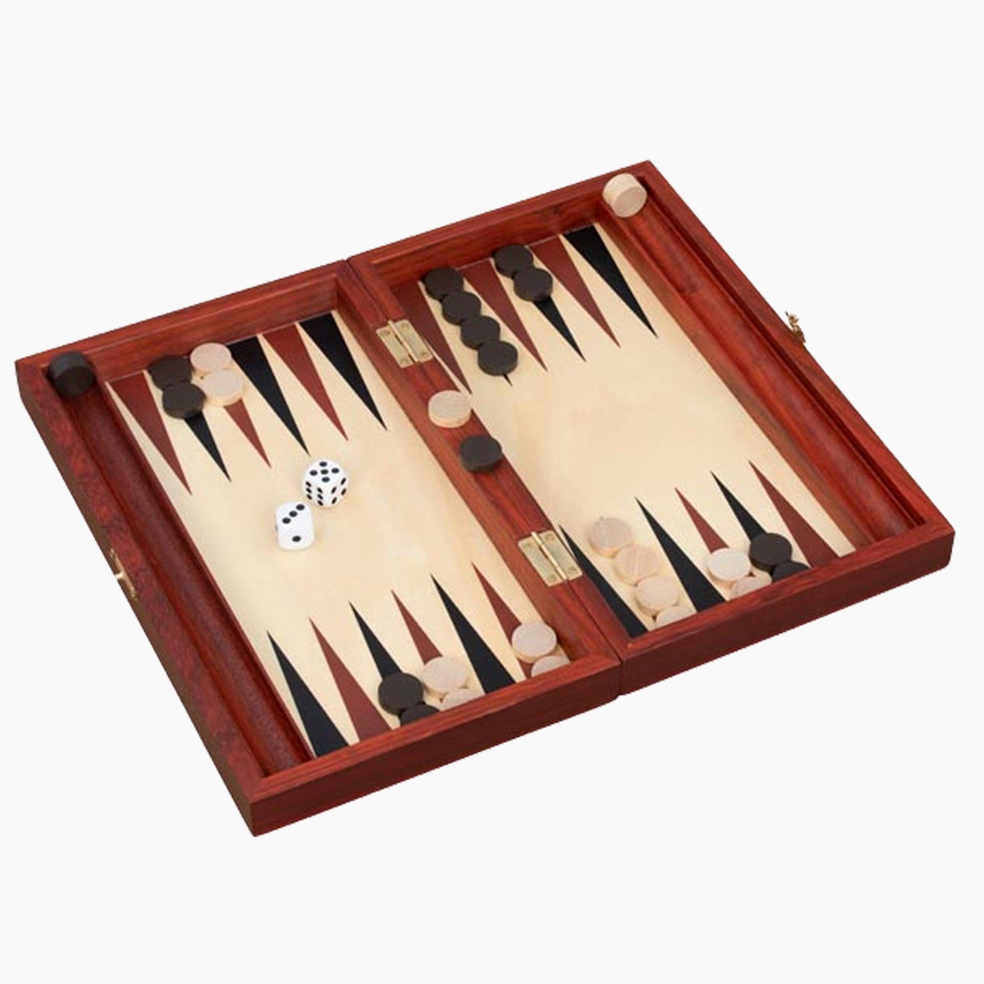 goki Spielesammlung Backgammon Koffer goki, gesellschaftsspiel, im praktischen Klappkästchen