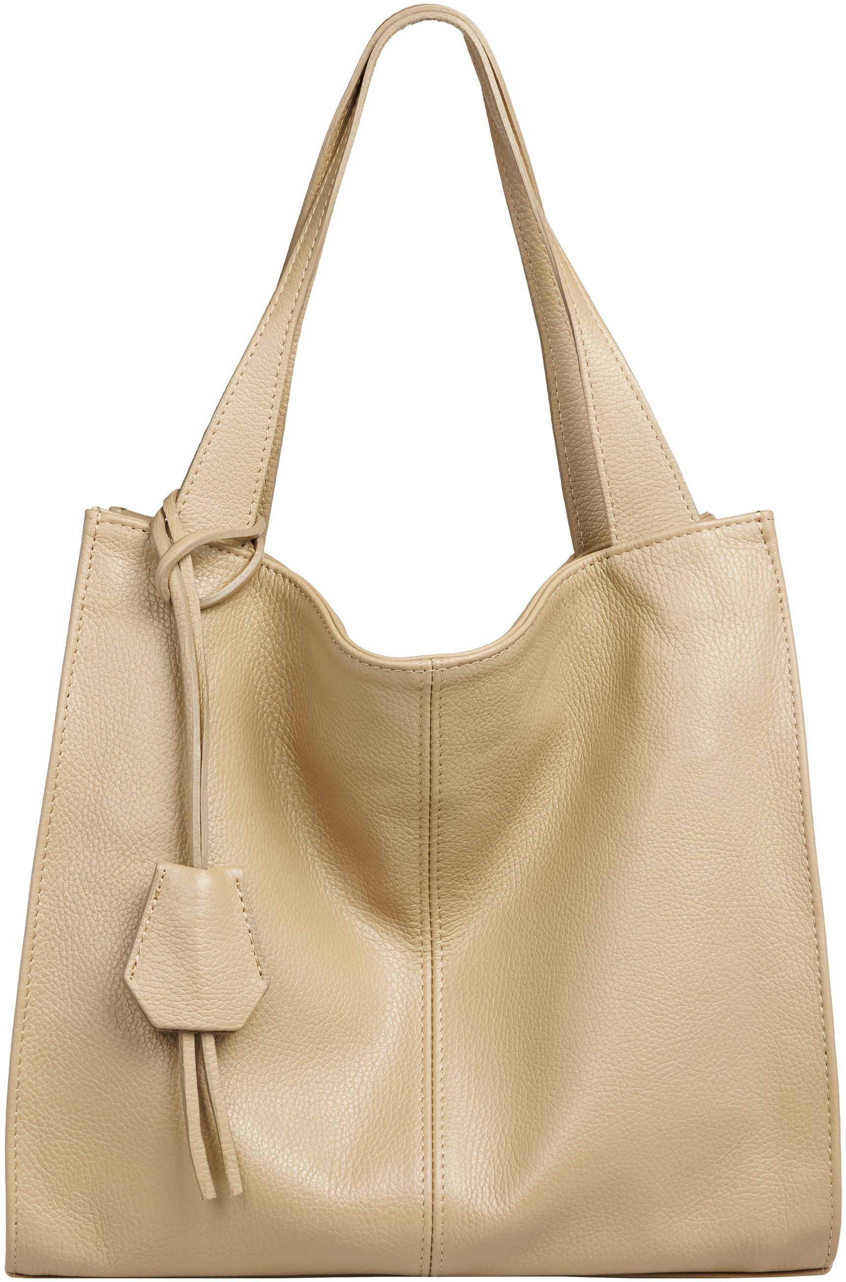 Caspar Schultertasche Großer XL Damen Leder günstig online kaufen