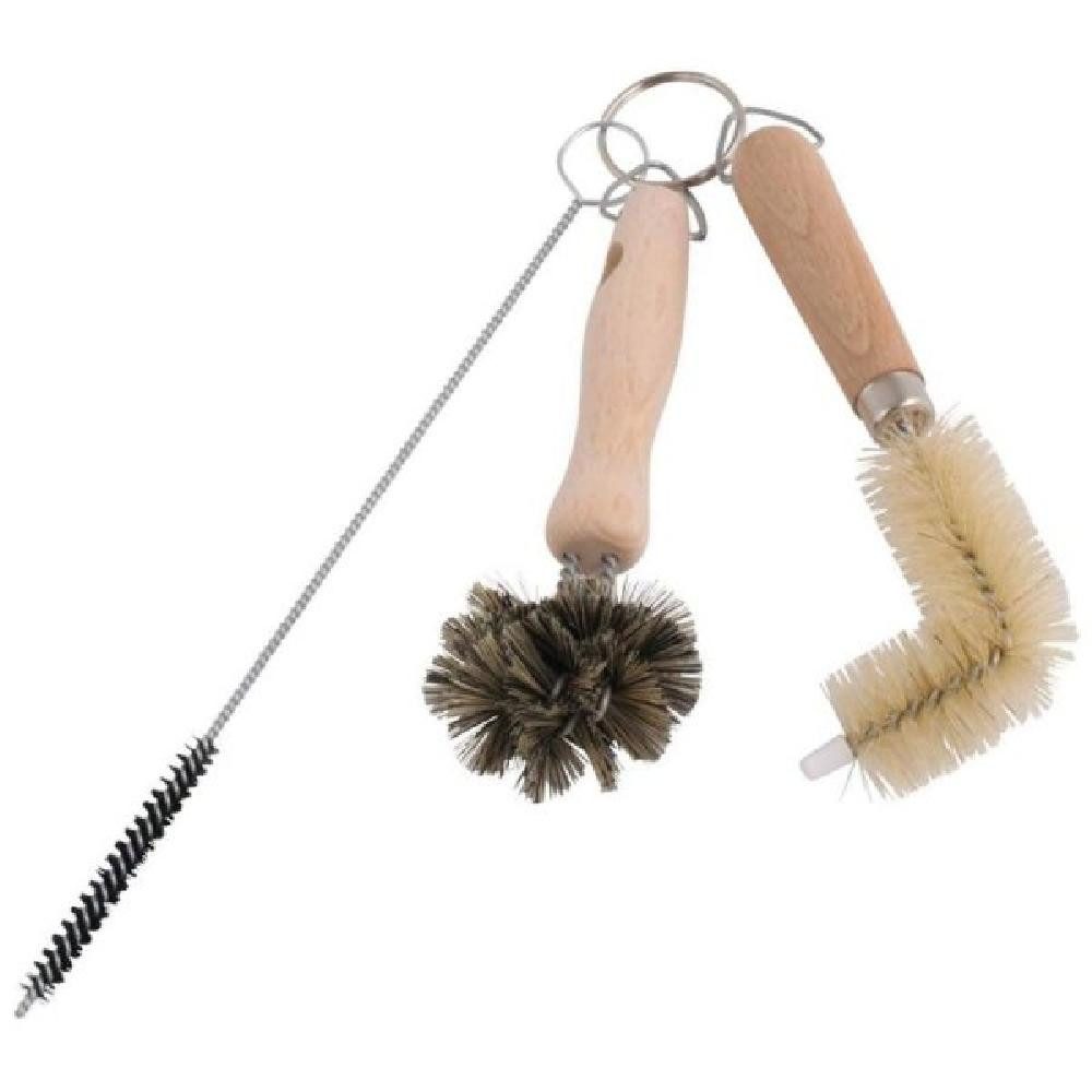 Bürstenhaus Redecker Reinigungsbürste Bürstenhaus Waschbecken-Bürstenset (3-teilig)