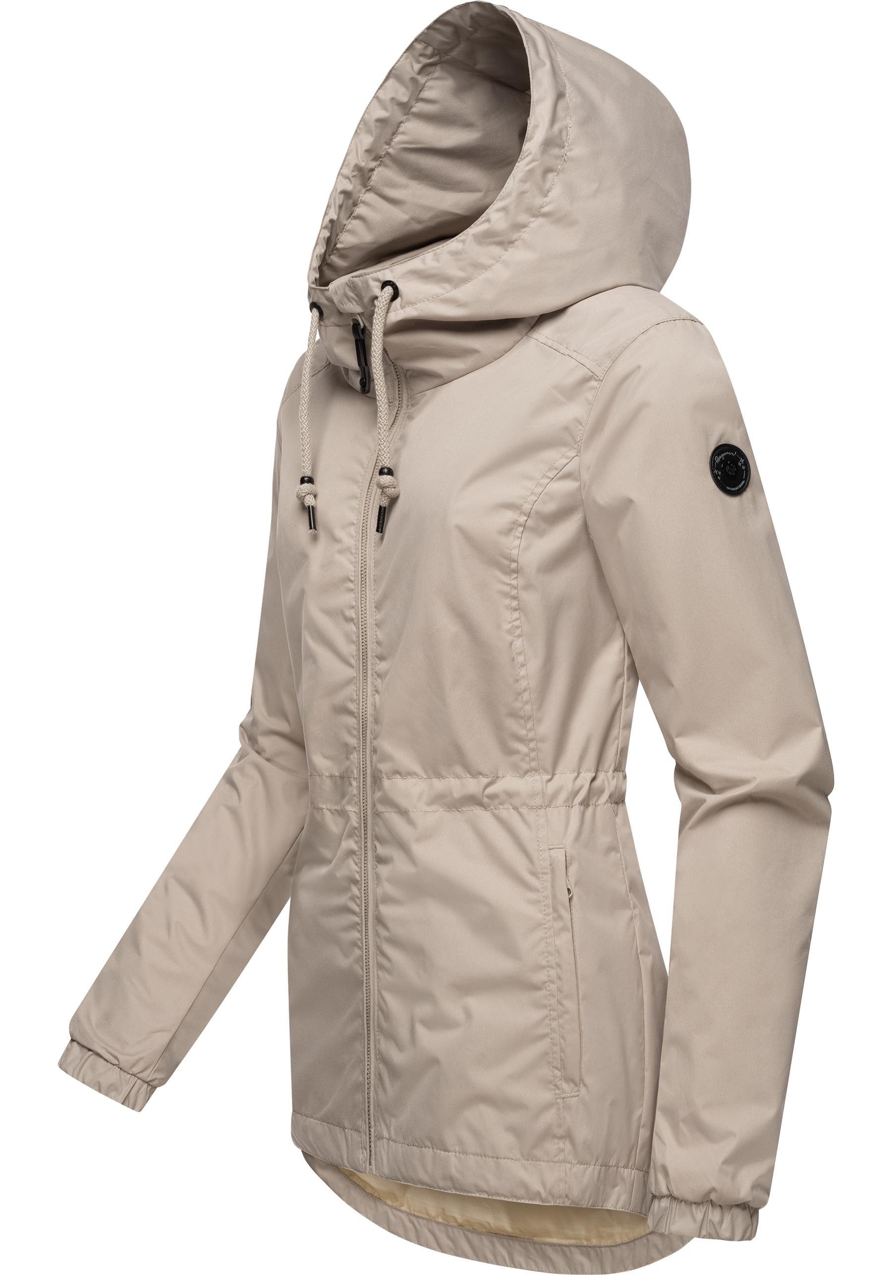 Ragwear Outdoorjacke Danka Wasserdichte Übergangsjacke mit großer Kapuze günstig online kaufen