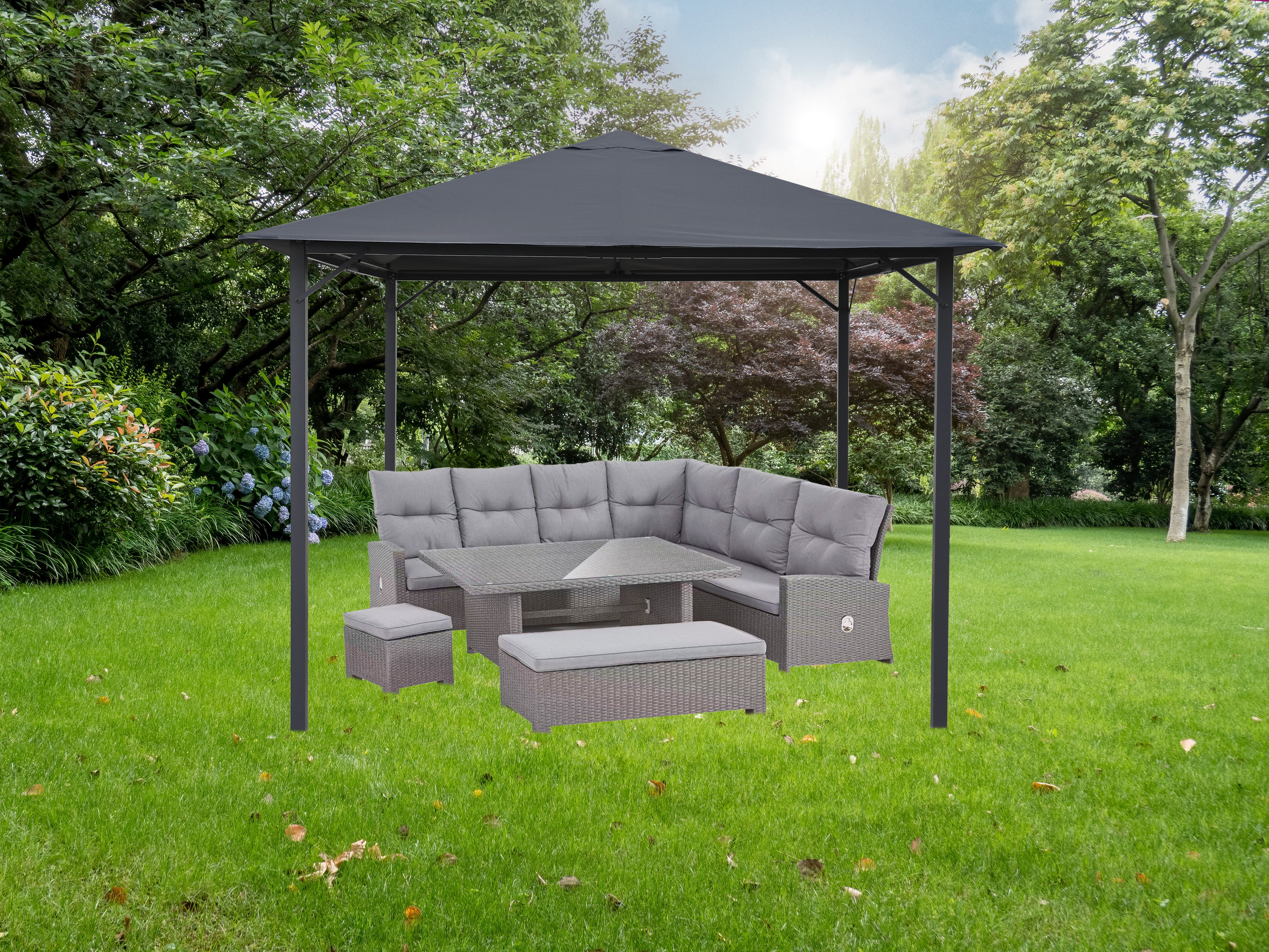 KONIFERA Pavillon Kreta, in BxT: 300x300 cm oder 400x300 cm