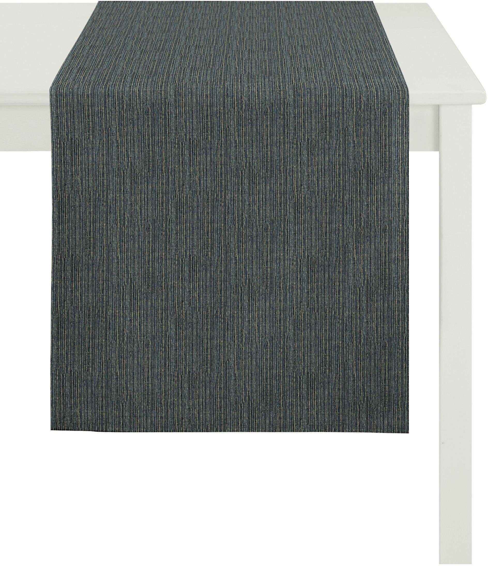 APELT Tischläufer Avalon, Uni-Basic (1-tlg) dunkelblau