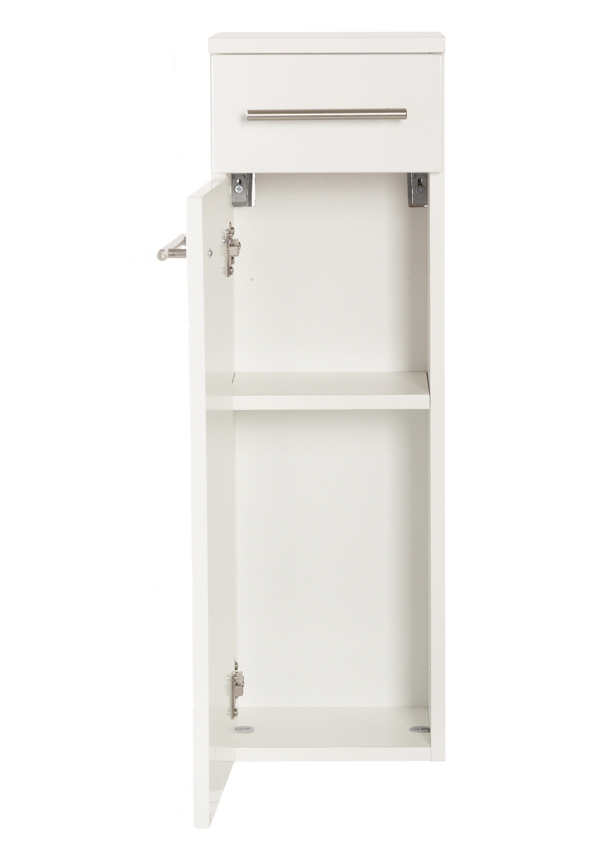 welltime Unterschrank Porto Breite 25 cm, mit hochglänzenden Fronten