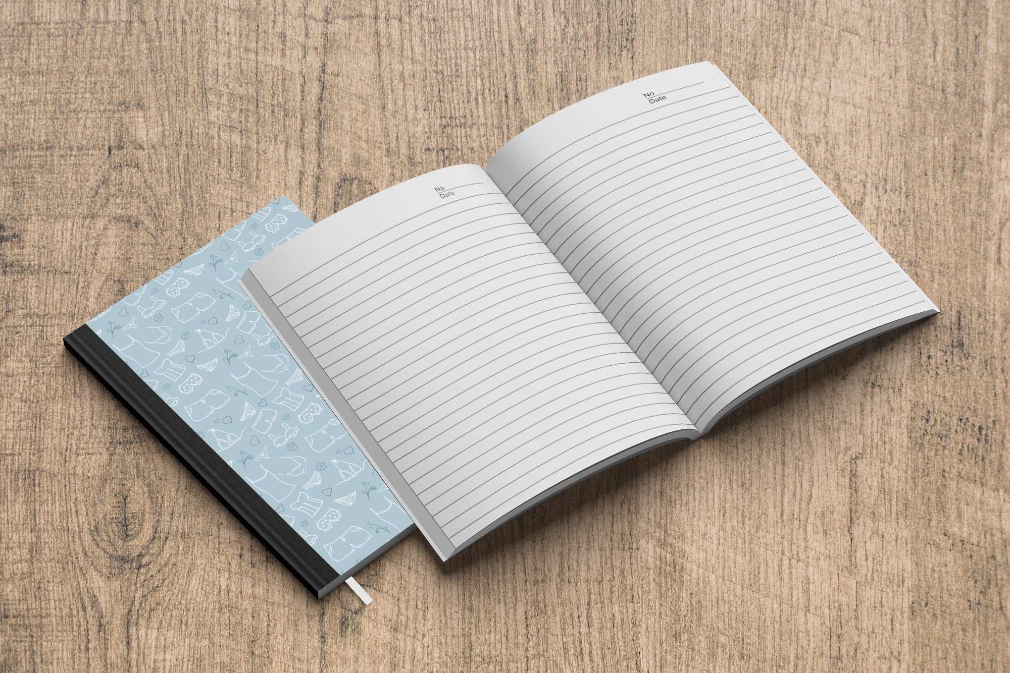 MuchoWow Notizheft, Muster, Haushaltsbuch Seiten, Tagebuch, - Merkzettel, - Reinigung Notizbuch Unterwäsche Journal, A5, 98