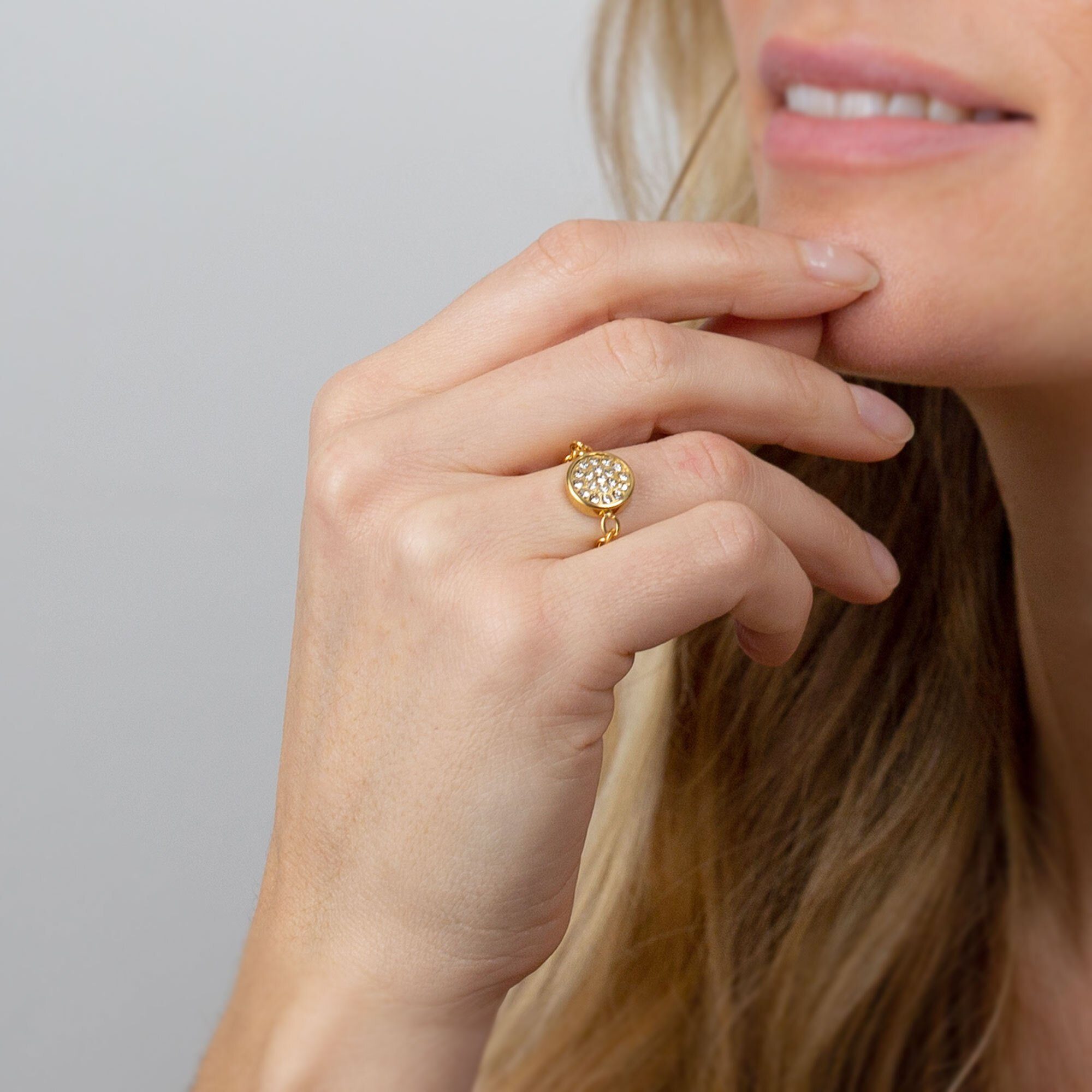 ANASTASIA ring, Fingerring goldfarben AILORIA Ring