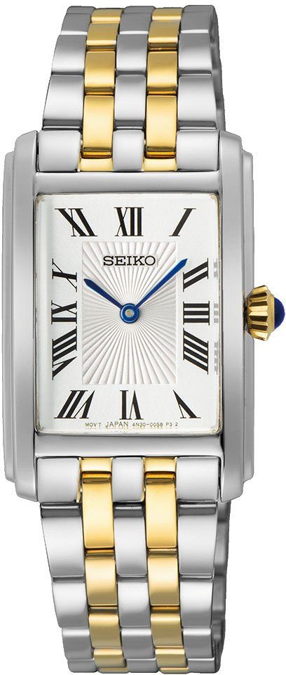 Seiko Quarzuhr SWR087P1, Armbanduhr, Damenuhr, Edelstahlarmband