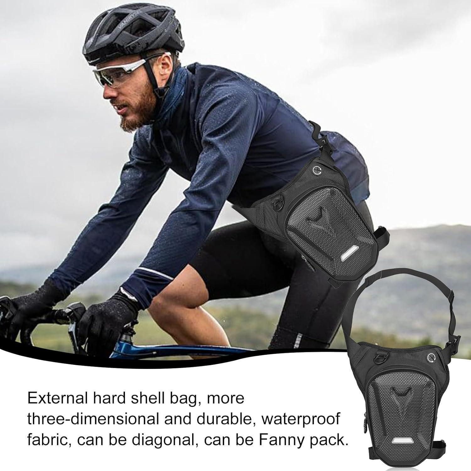 LuxusKollektion Beintasche Beintasche Motorrad wasserdicht reflektierend verstellbar – Bild 3 von 5