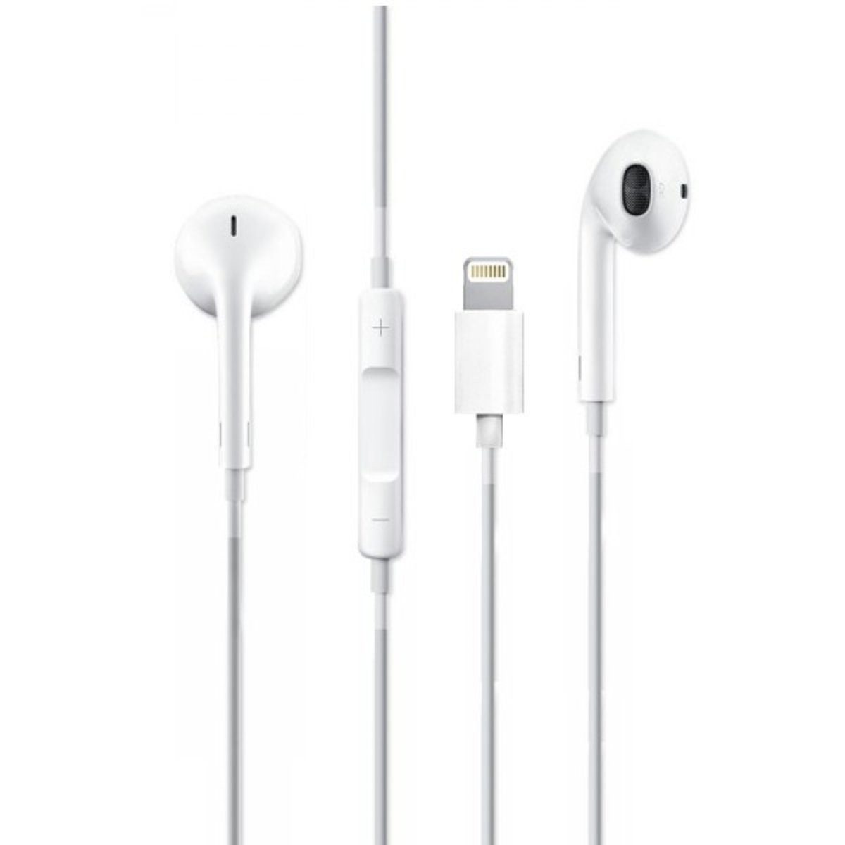Wisam Teltech In-Ear Kopfhörer mit Kabel für iPhones Lightning Weiß In-Ear-Kopfhörer – Bild 2 von 2