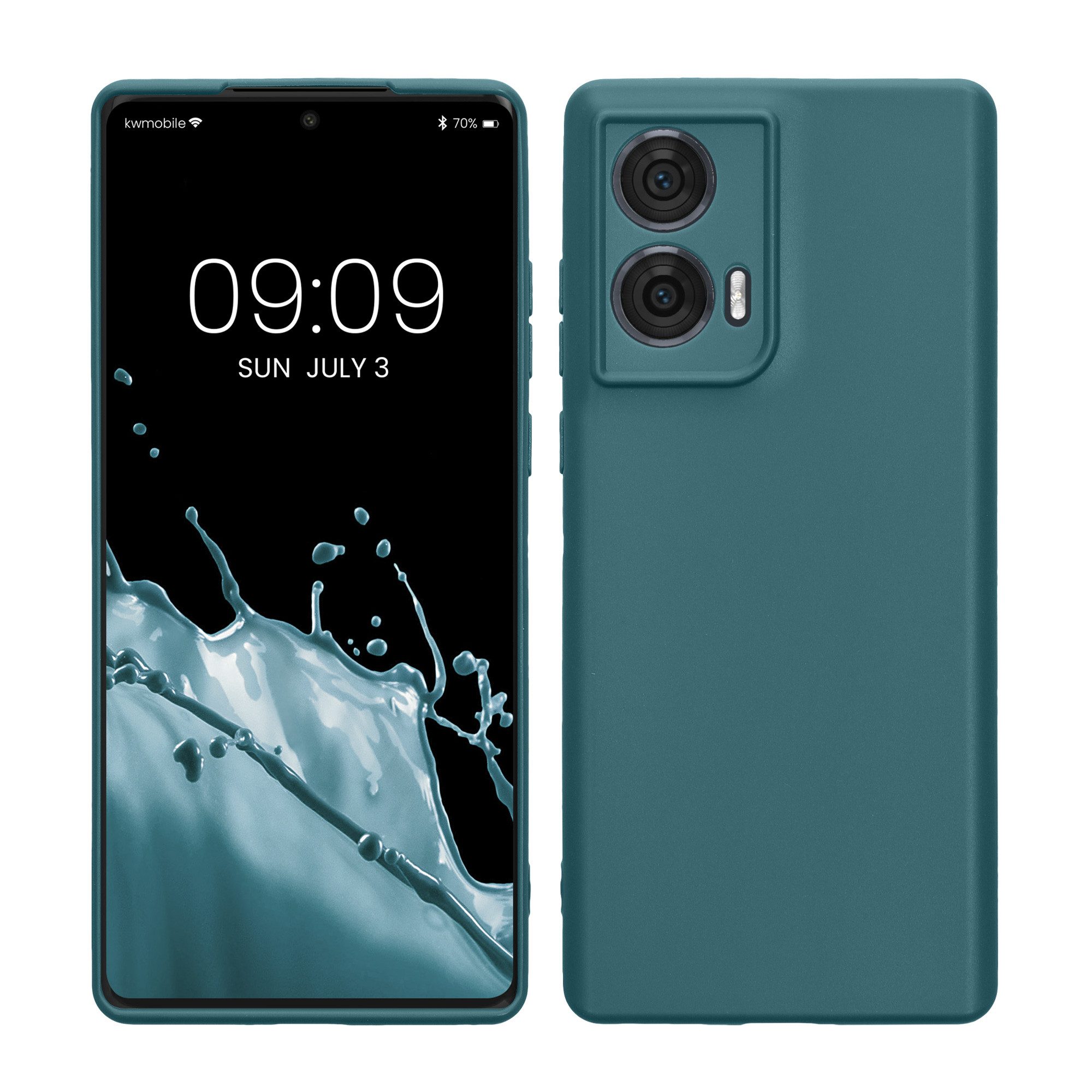 kwmobile Handyhülle Handyhülle für Motorola Edge 50 Fusion Hülle, Weiches Handy Silikon Case - Schutzhülle Cover