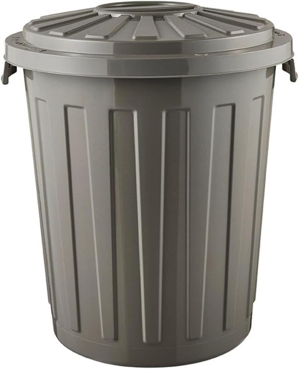 Mülltonnenbox keeeper Maxi-Tonne mit Deckel 23 l 41.60 x 35.10 x 34.70 cm Silber