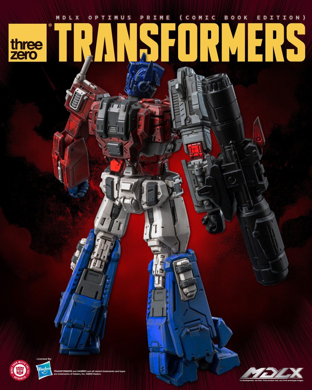 ThreeZero Actionfigur Transformers MDLX Actionfigur Optimus Prime (Comic Book Edition) 18 cm