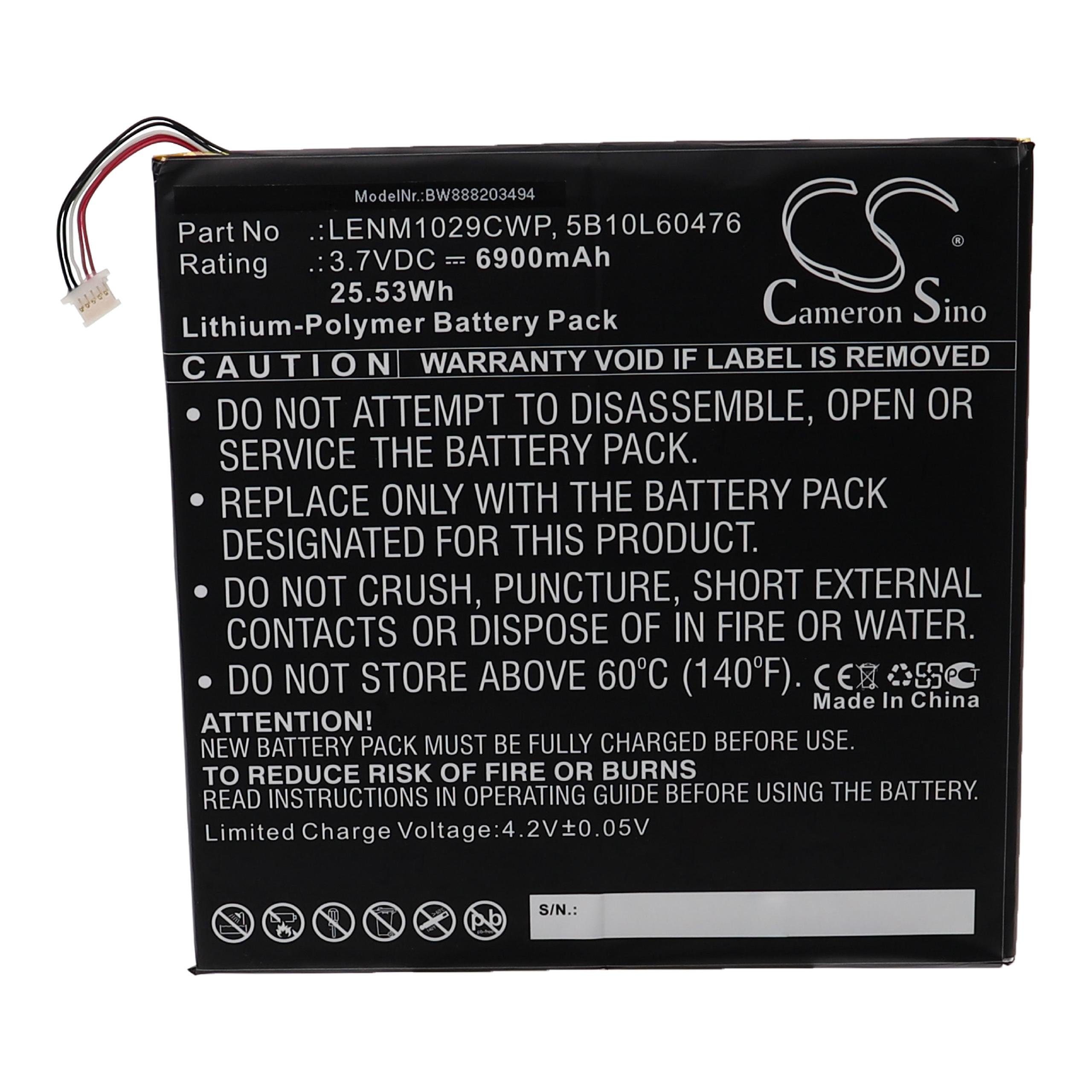 vhbw kompatibel mit Lenovo Miix 310-10ICR Z8350 Laptop-Akku Li-Polymer 6900 mAh (3,7 V)