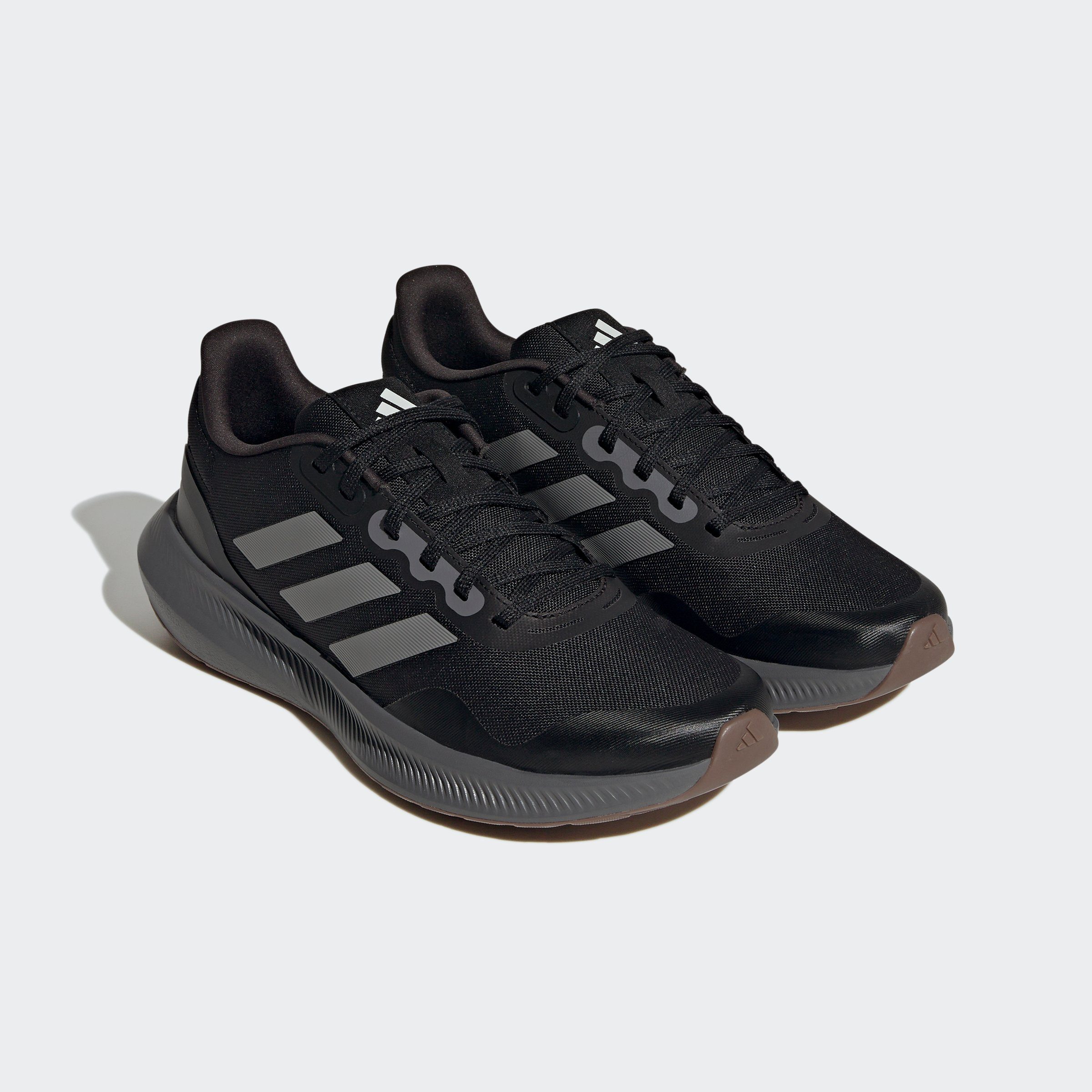 3 Carbon / Three Laufschuh RUNFALCON Black Grey / Core adidas Performance TR