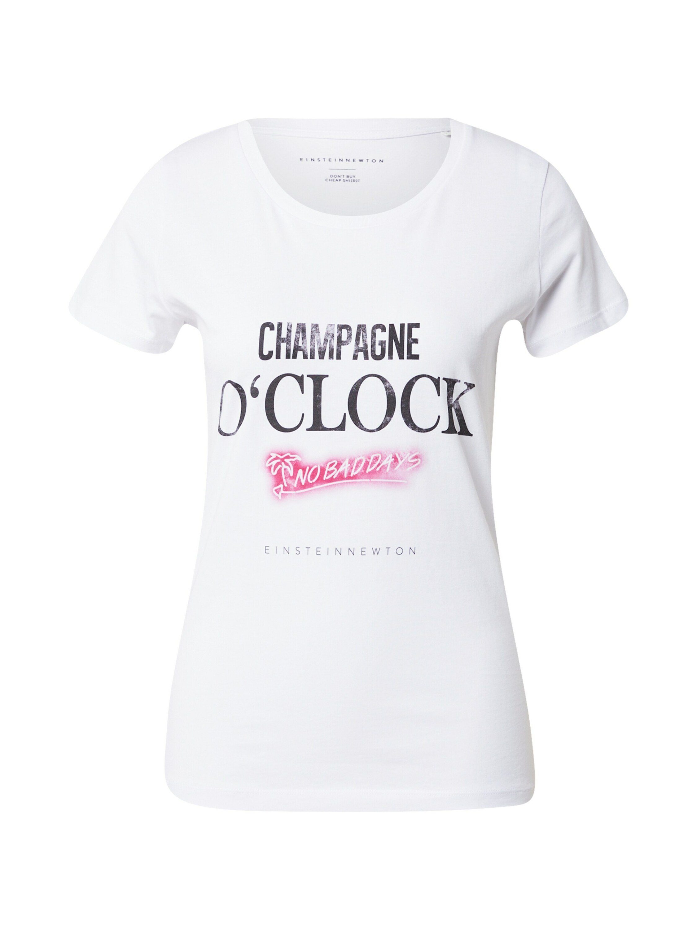 EINSTEIN & NEWTON T-Shirt Champagne O´clock (1-tlg) Plain/ohne Details