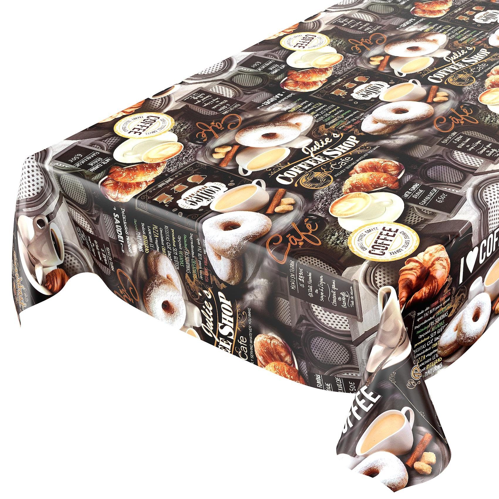 ANRO Tischdecke Wachstuchtischdecke Gartentischdecke Wachstischdecke (Einze günstig online kaufen