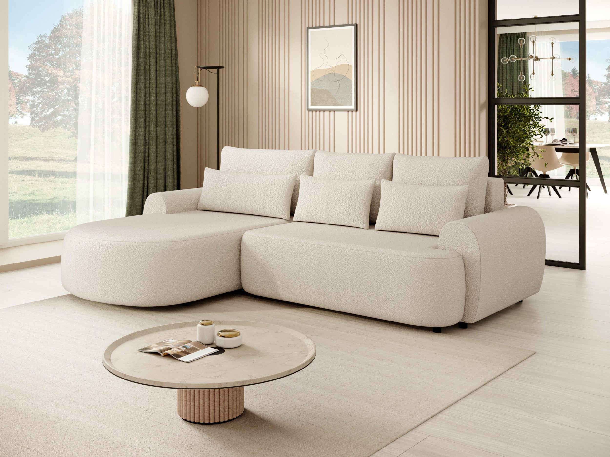 Beautysofa Ecksofa mit Schlaffunktion Olivio, mit günstig online kaufen
