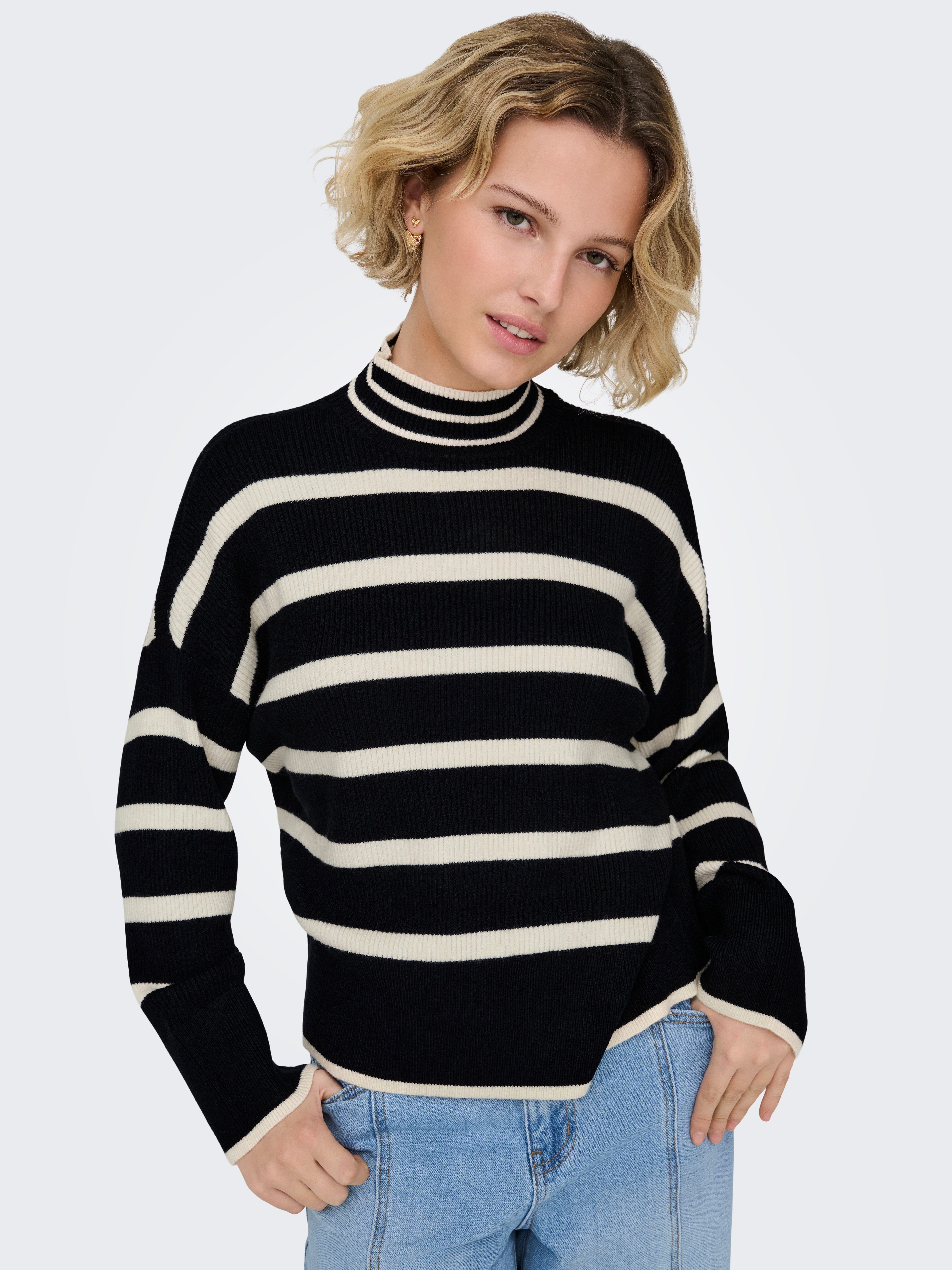 ONLY Stehkragenpullover ONLIBI L/S HIGNECK PULLOVER