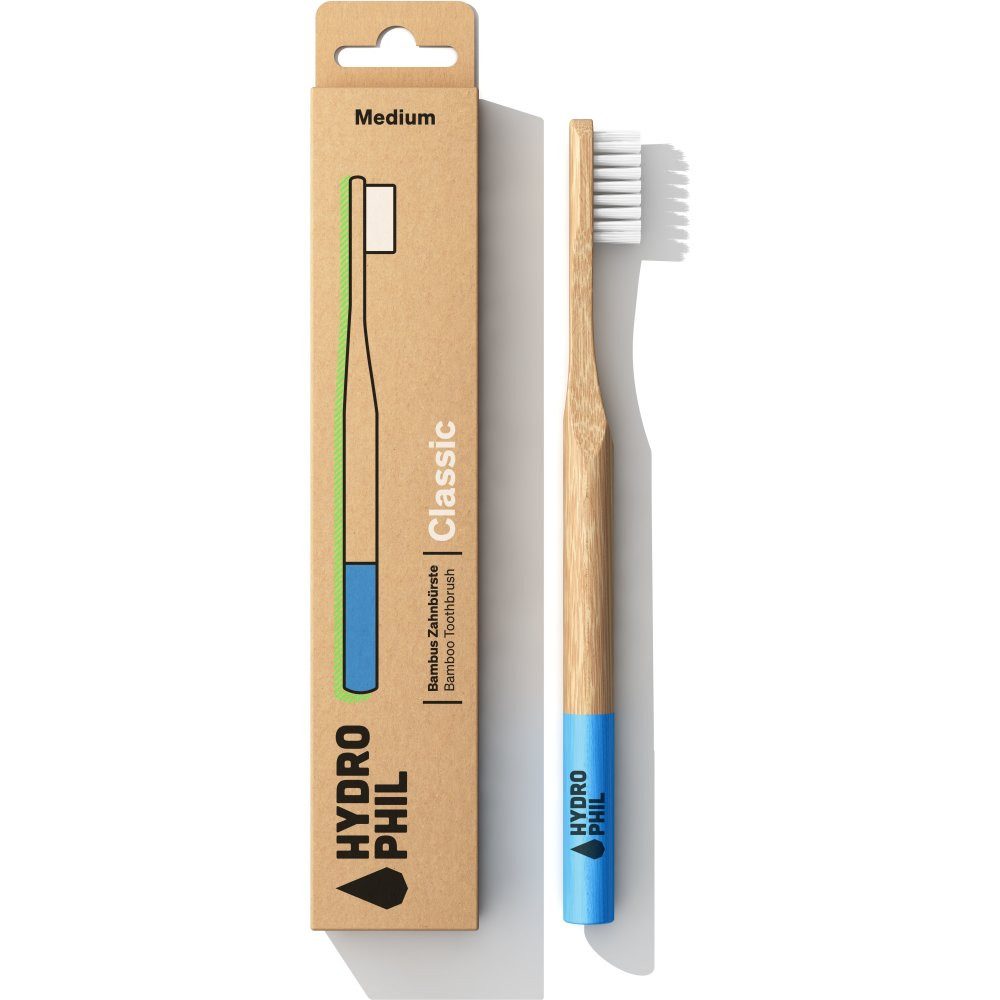 Hydrophil Zahnbürste Bambus medium Natur, Stk