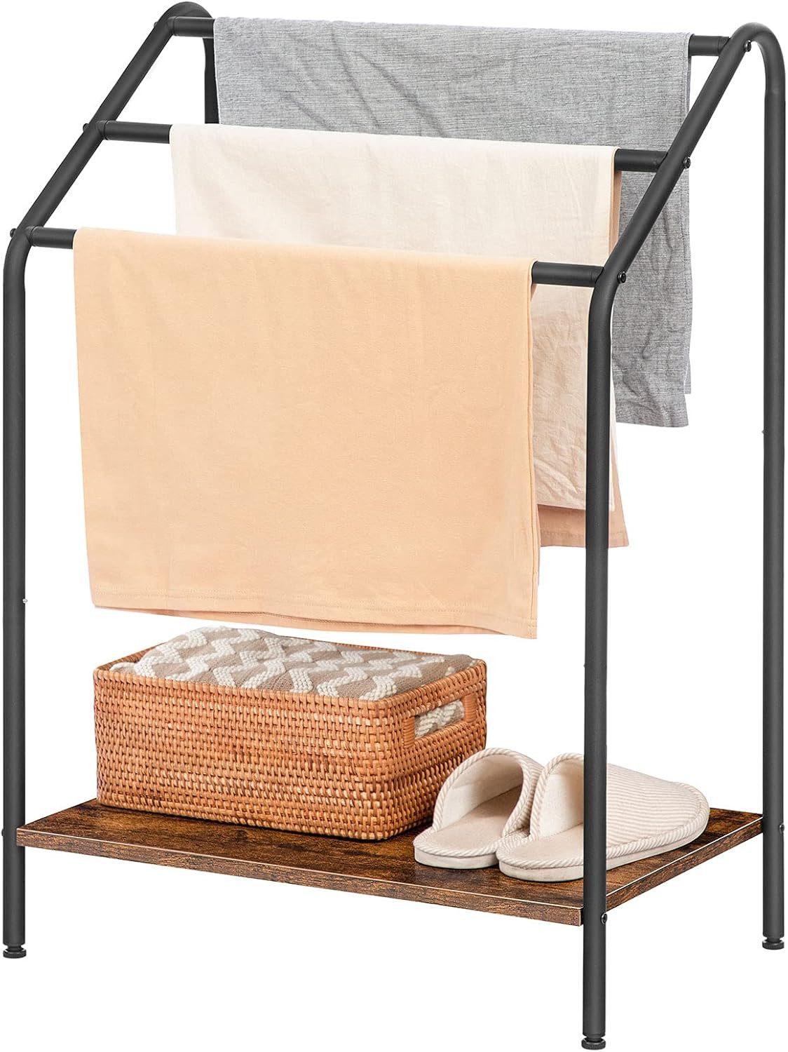 Hoobro Handtuchständer Groß Handtuchständer mit Ablage, günstig online kaufen