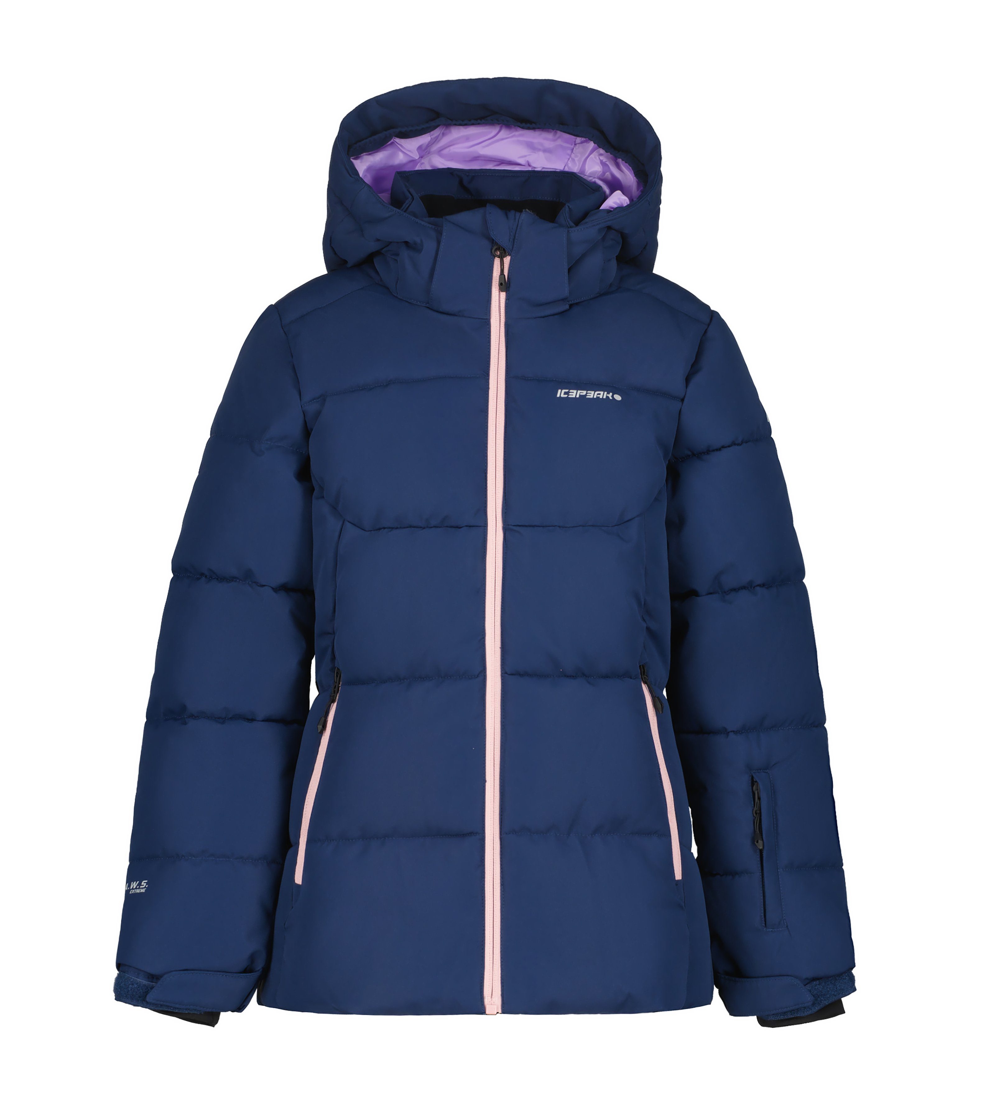 Öffnung der Kopfhörerkabel dark Icepeak Skijacke blue K für Innentasche mit SKIJACKE LORIS an