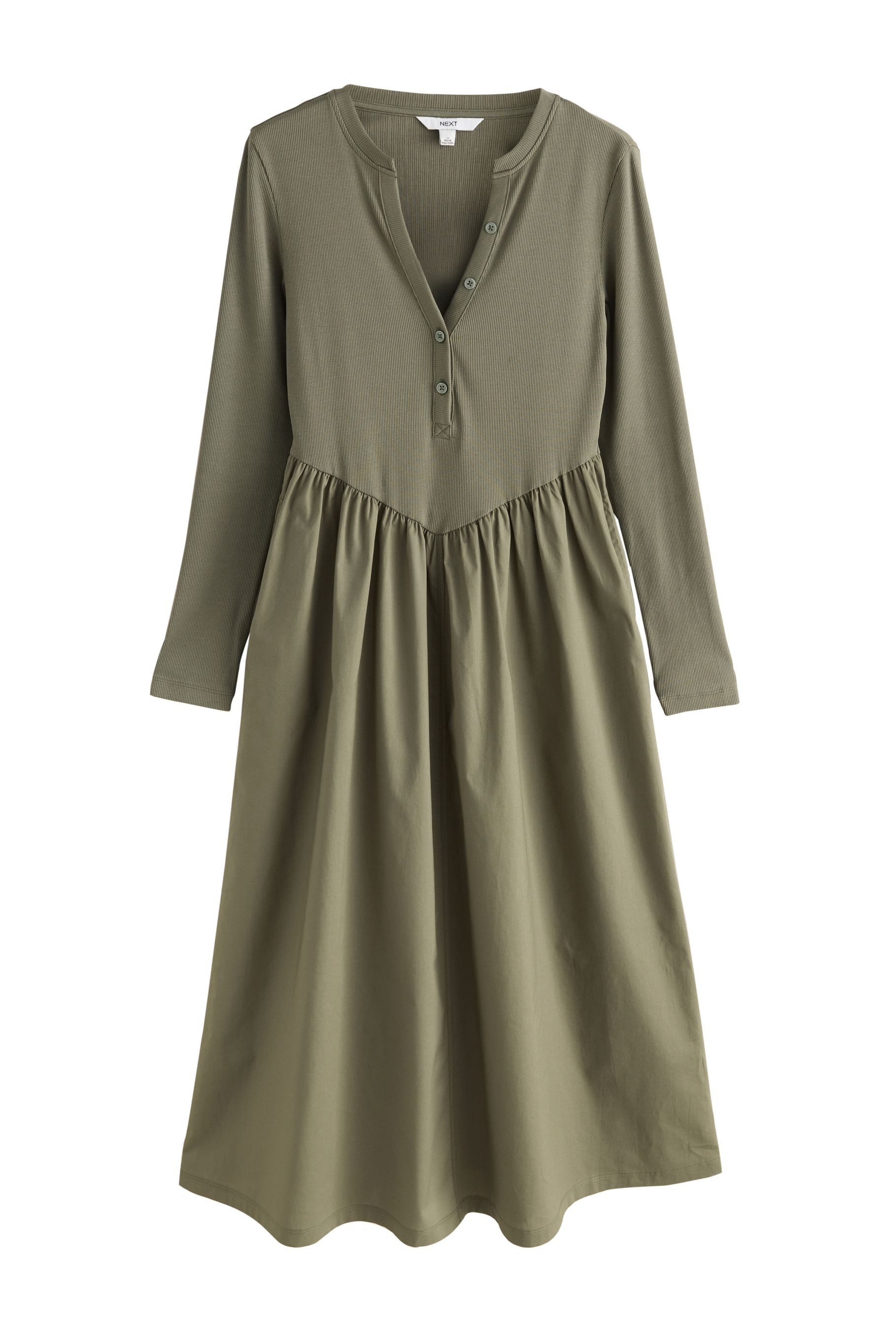 Next Midikleid Midikleid aus Jersey-Mischgewebe (1-tlg) günstig online kaufen