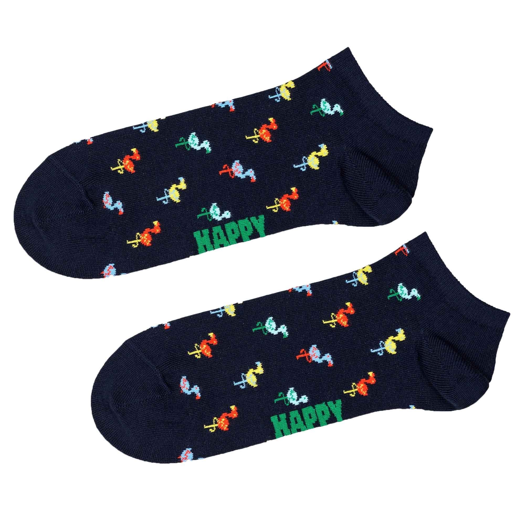 Happy Socks Sneakersocken Unisex Socken 3er Pack Baumwolle (Packung, 3er Pack)