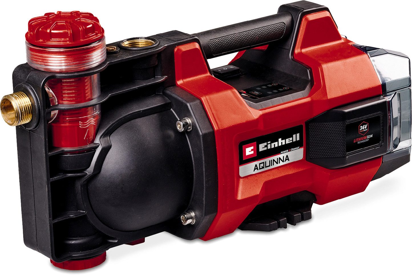 Einhell Akku-Gartenpumpe AQUINNA 36/38 F LED, 3.800 l/h, Power X-Change, ohne Akku und Ladegerät