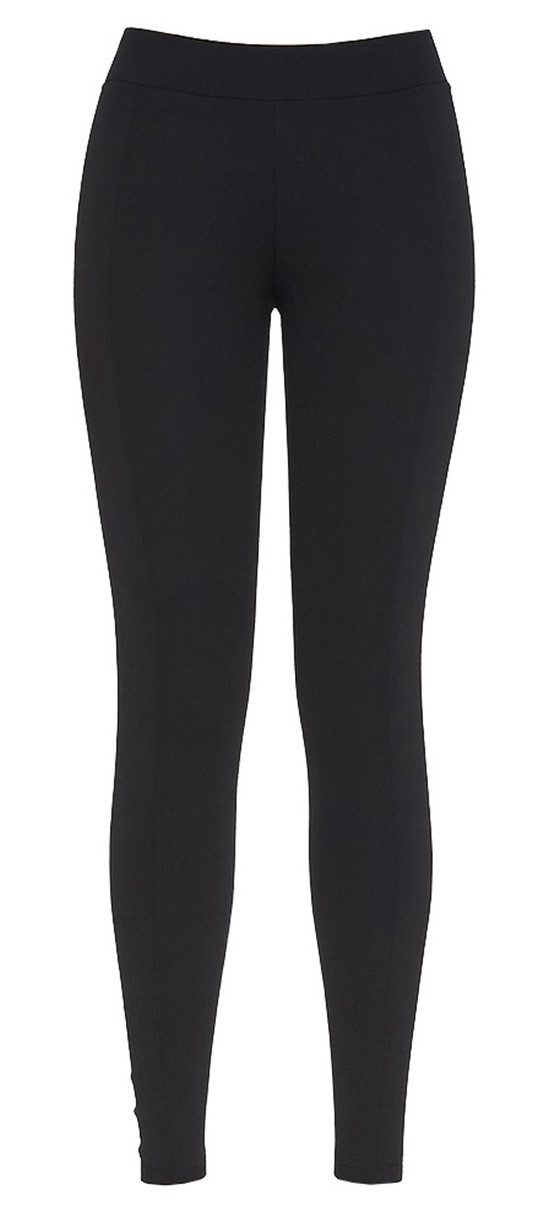 Bas Bleu Leggings mit Zierknopfleiste und dezenter Lederoptik günstig online kaufen