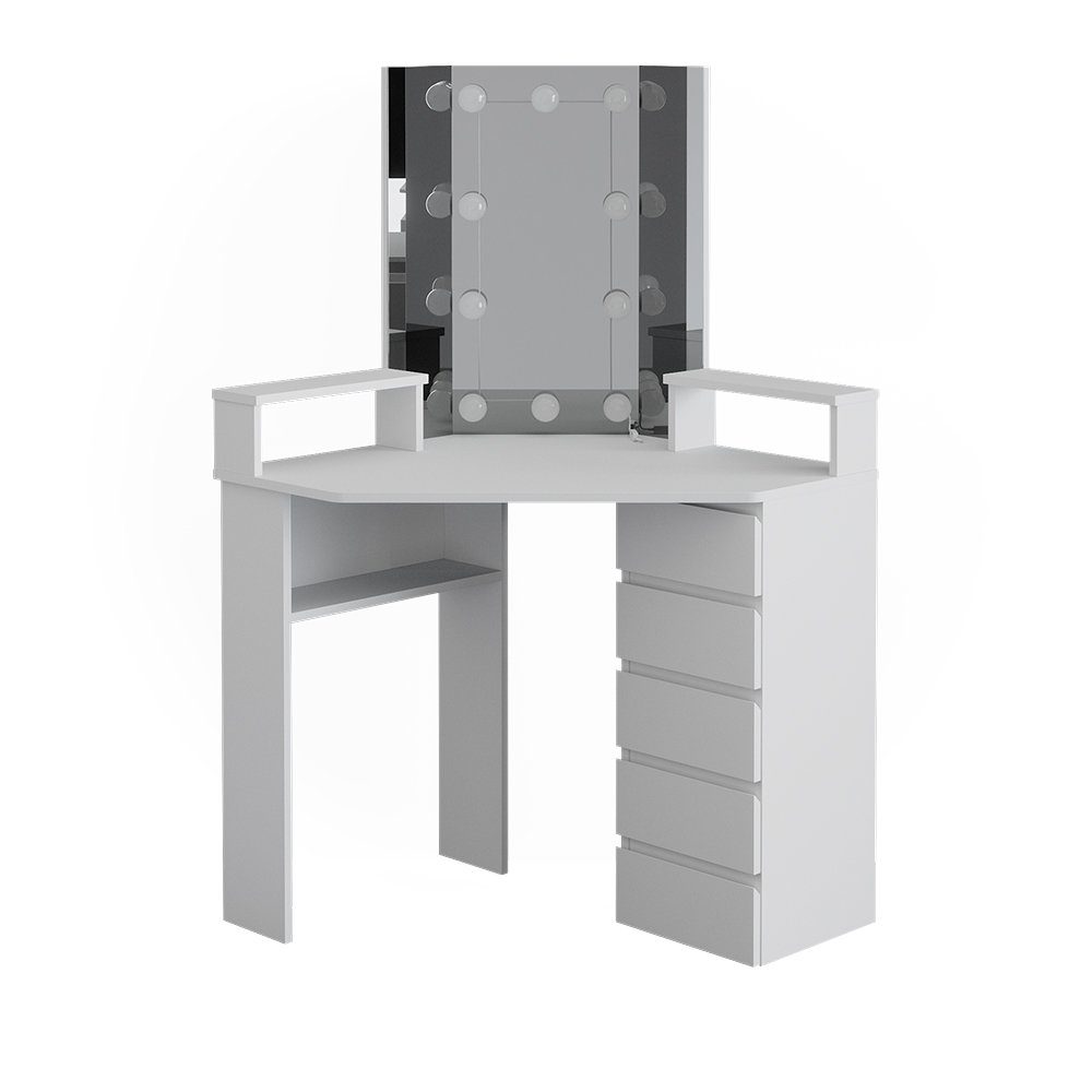 Vicco Schminktisch Tilda, Weiß, 113.3 cm günstig online kaufen