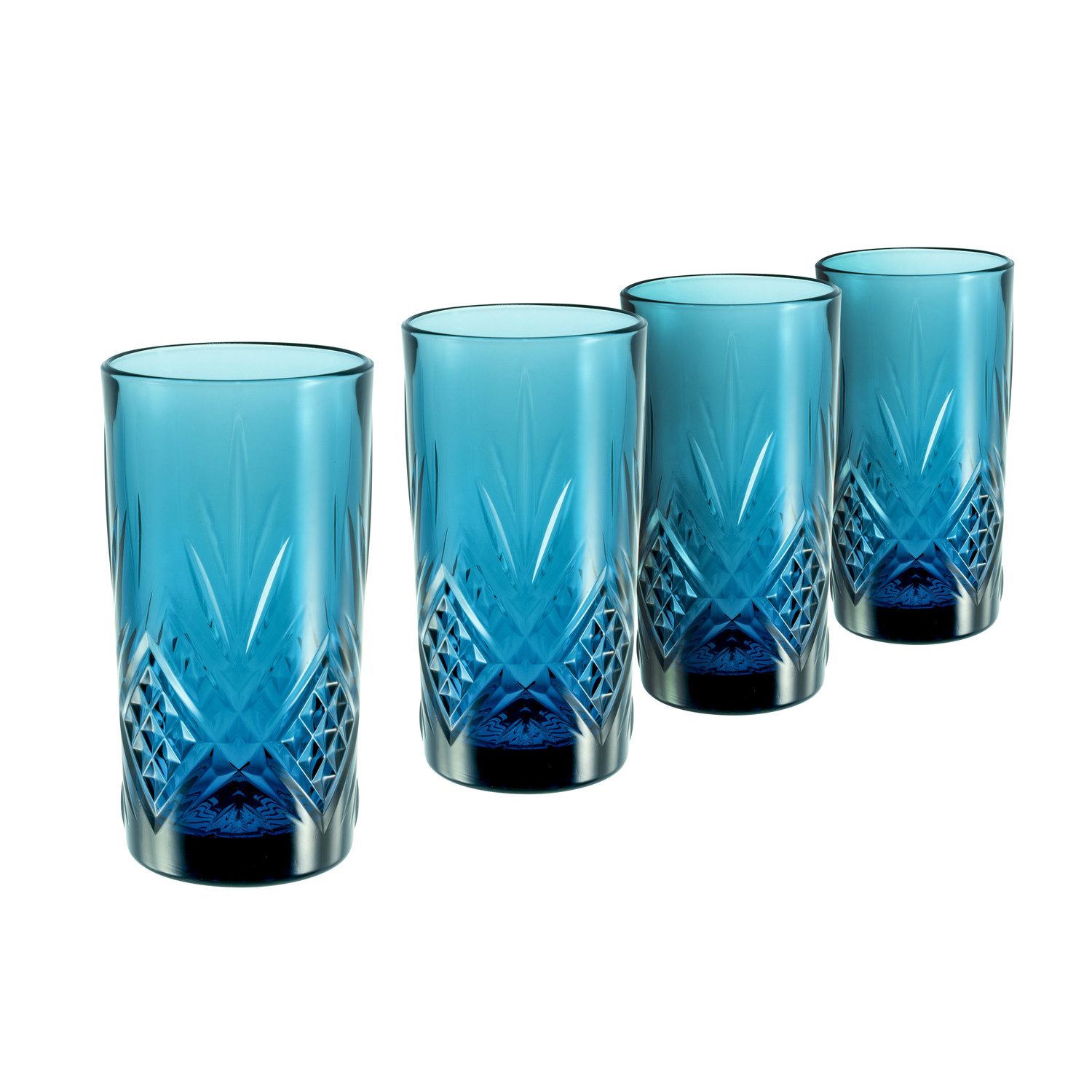 CreaTable Tasse Longdrinkgläser, 380 ml, 4-tlg., Glas