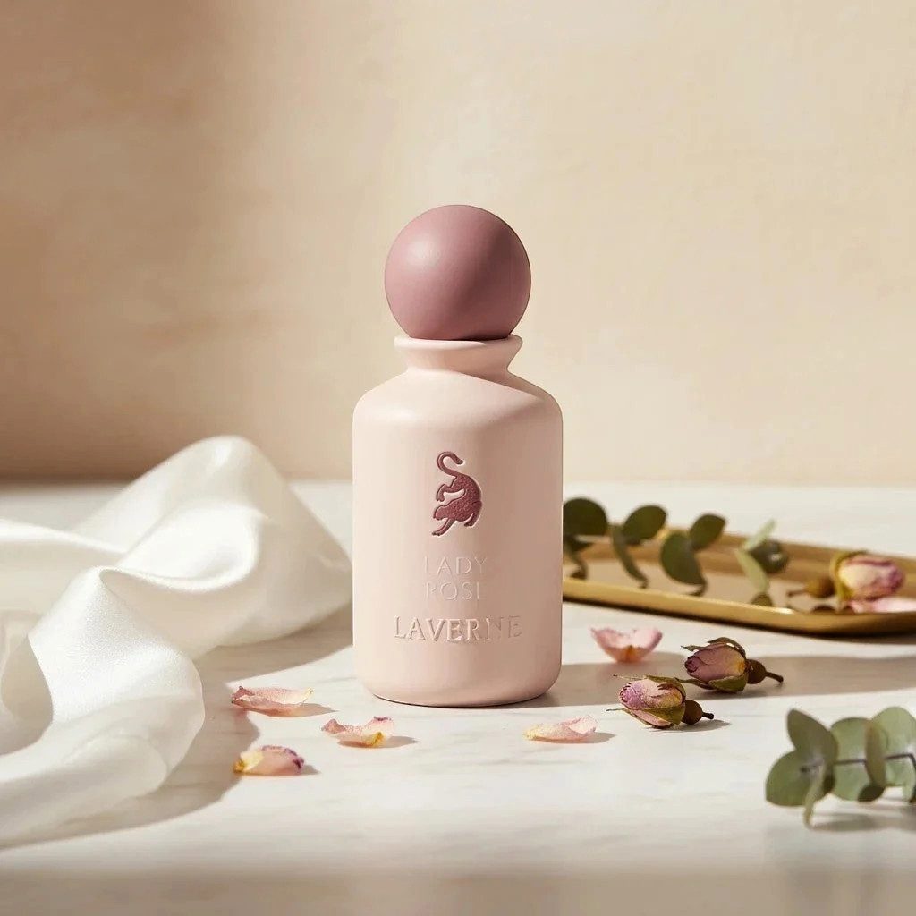 Laverne Eau de Parfum Lady Rose – Luxuriöser Floral-Gourmand-Duft mit Rose, Kakao & Himbeere
