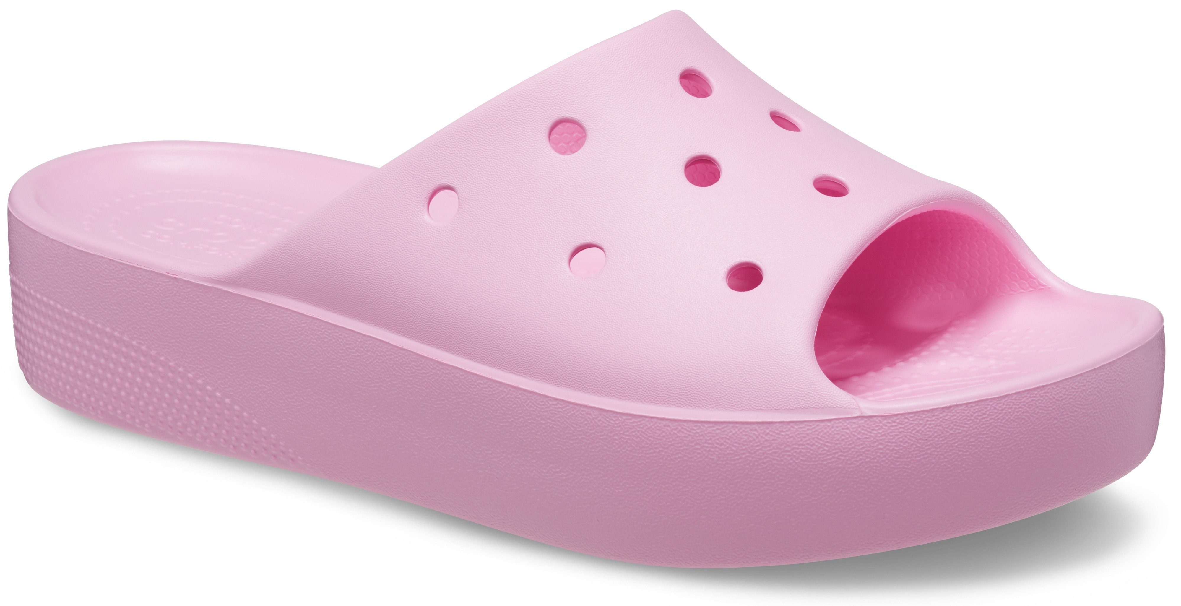 Crocs Classic pink Badepantolette Platform Slide (Packung)